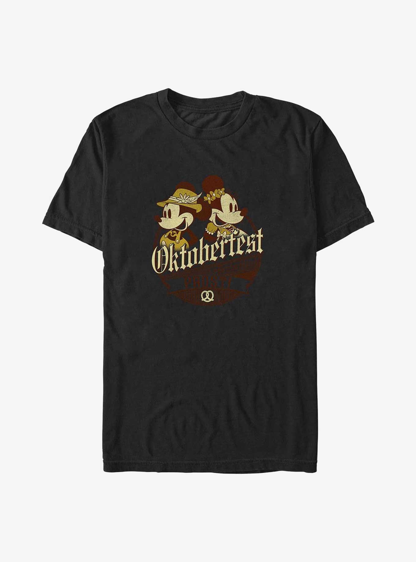 Disney Mickey Mouse & Minnie Mouse Oktoberfest In Deutschland T-Shirt, BLACK, hi-res