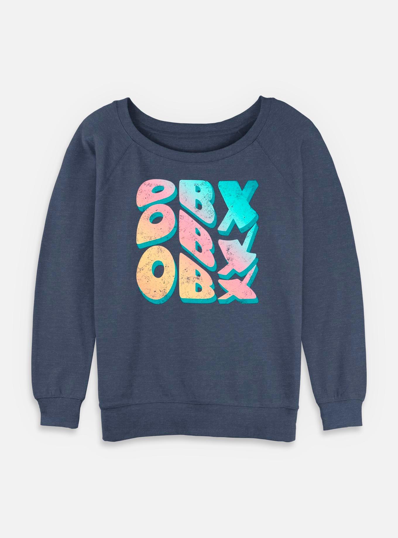 Outer Banks OBX Stack Womens Slouchy Sweatshirt, , hi-res