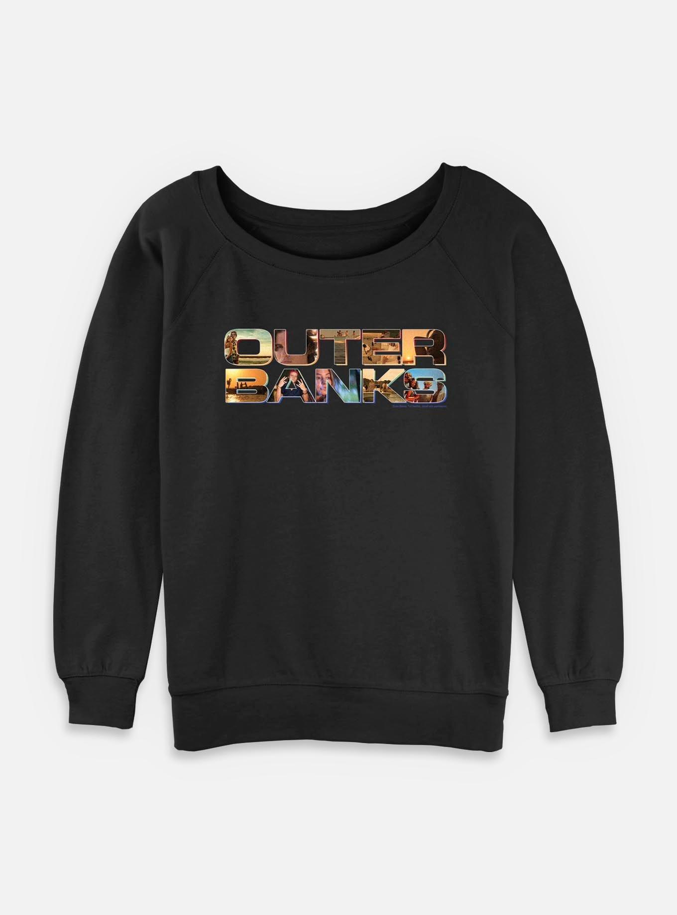 Outer Banks Photo Logo Womens Slouchy Sweatshirt, , hi-res