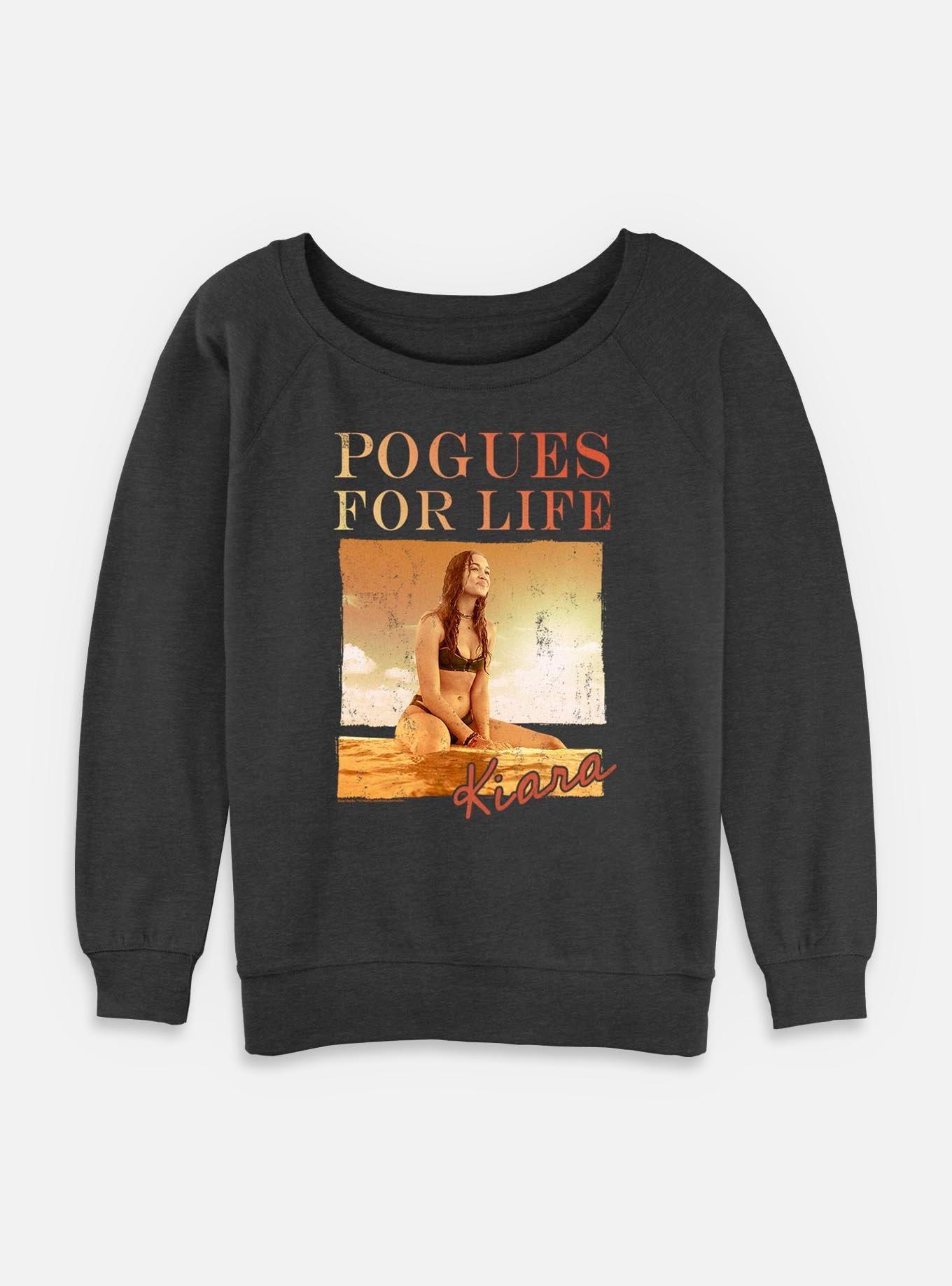 Outer Banks Pogues For Life Kiara  Womens Slouchy Sweatshirt, , hi-res