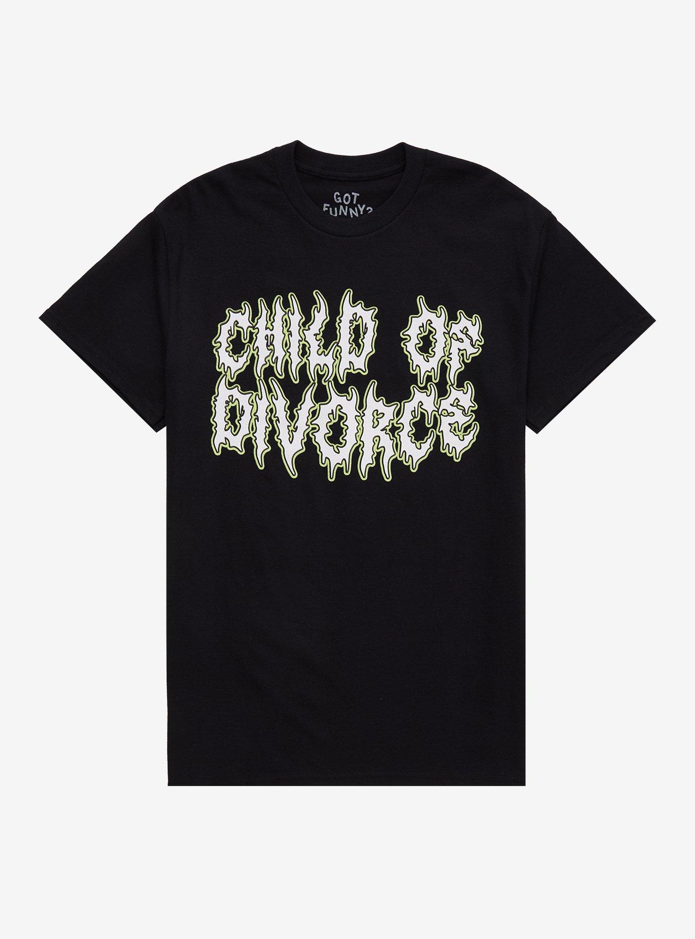 Child Of Divorce Metal T-Shirt By Got Funny?, , hi-res
