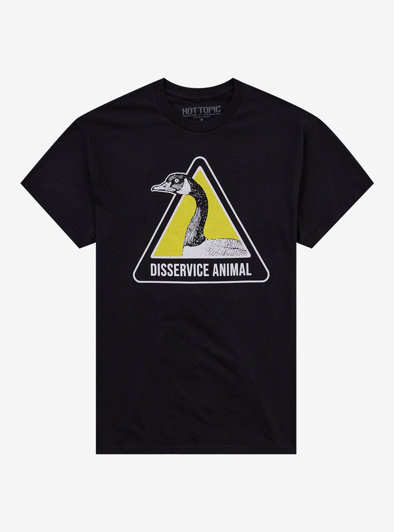 Disservice Animal Goose T-Shirt By Effin' Birds, , hi-res