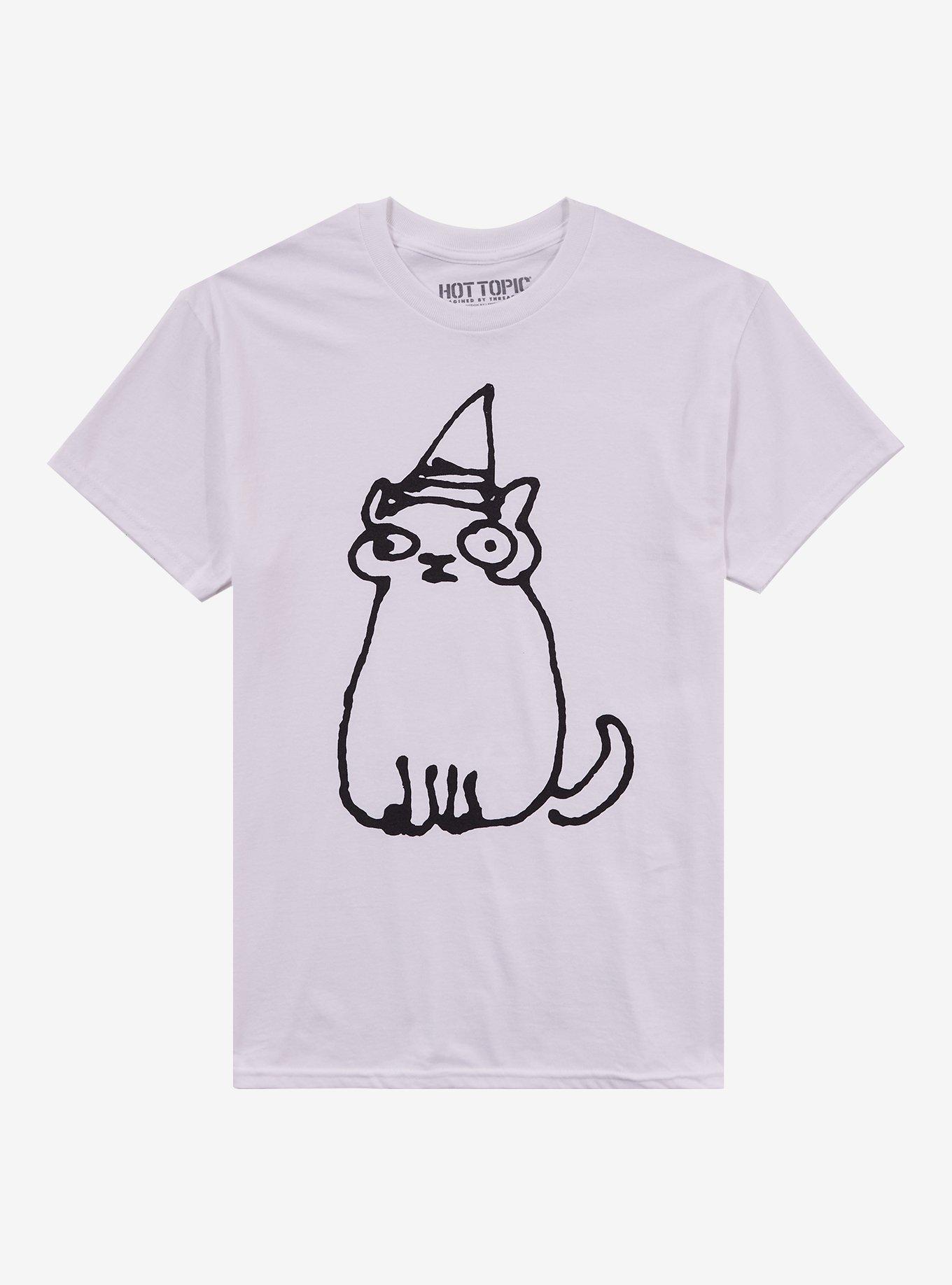 Wizard Cat Doodle T-Shirt By Lemon Yeti, , hi-res