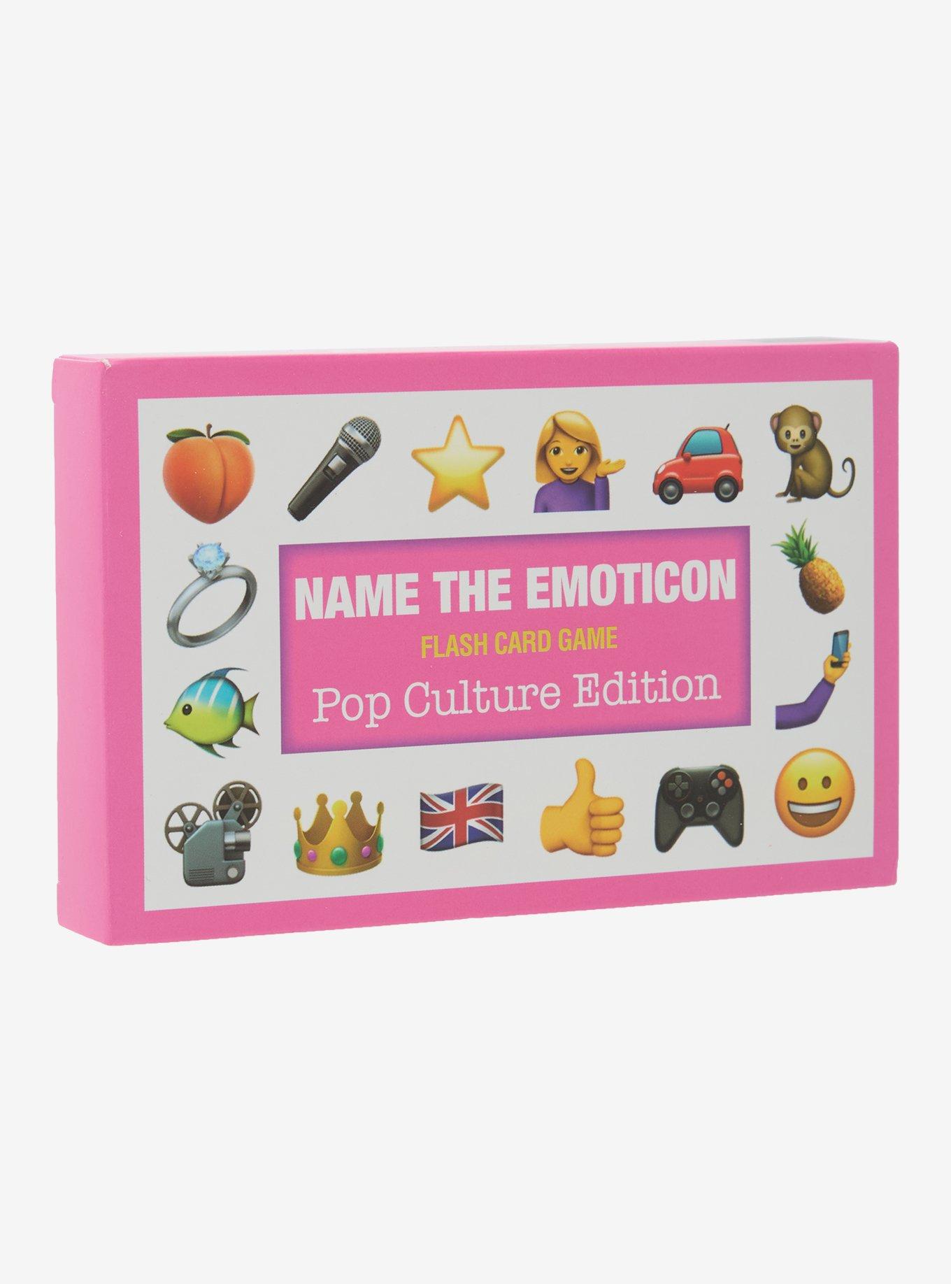Name The Emoticon Pop Culture Edition Flash Card Game, , hi-res