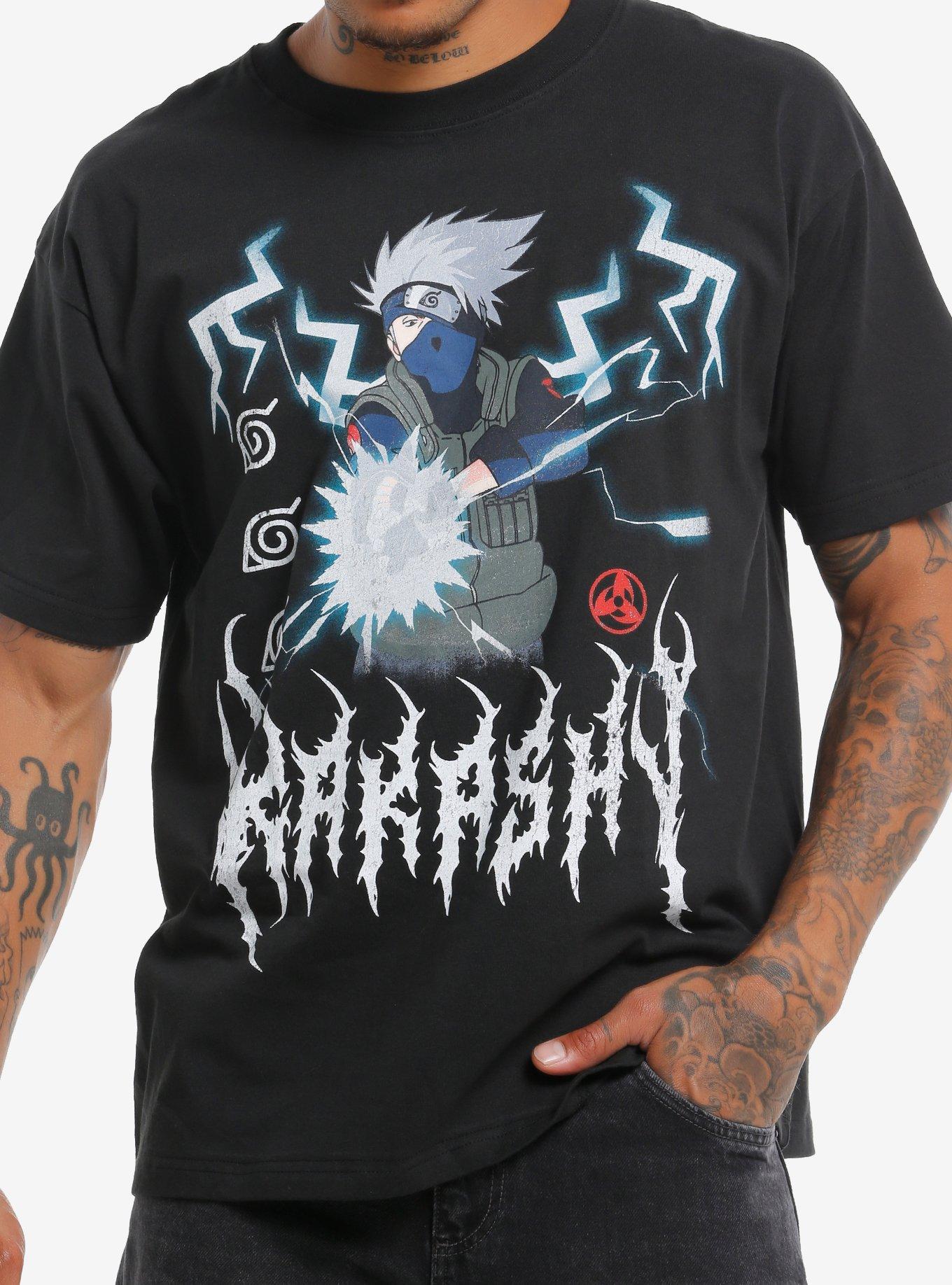Naruto Shippuden Kakashi Lightning Boxy T-Shirt, , hi-res