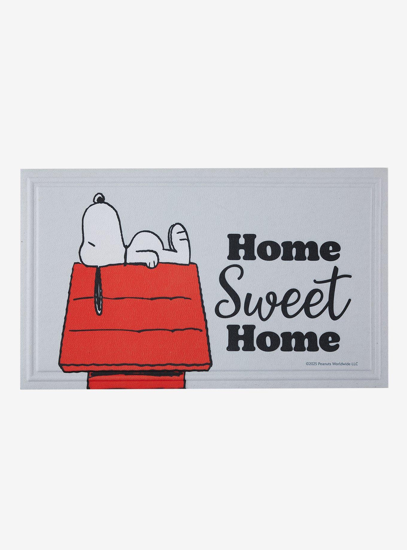 Peanuts Snoopy Home Sweet Home Doormat, , hi-res
