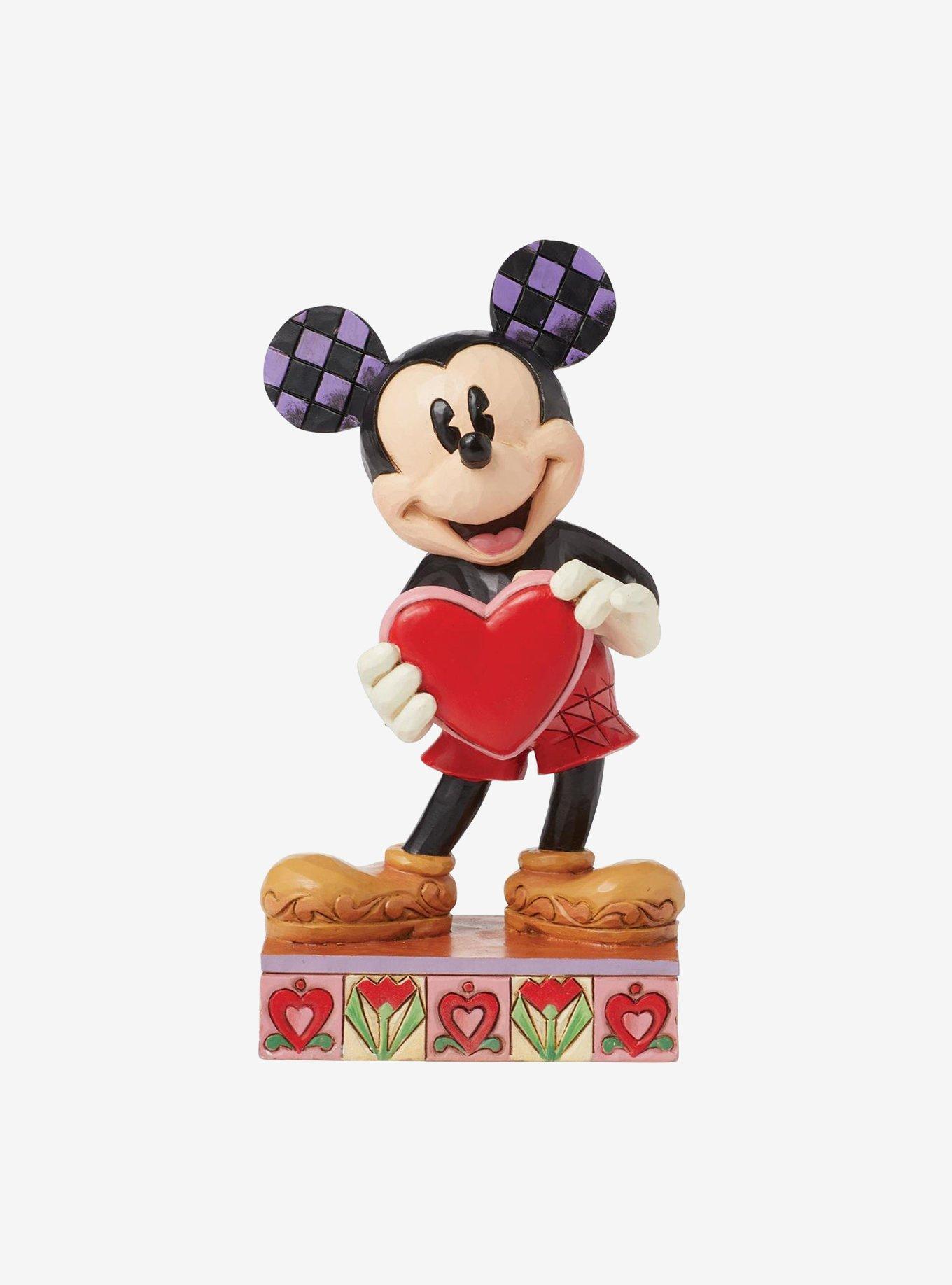 Disney Mickey Mouse Heart Jim Shore Figurine, , hi-res