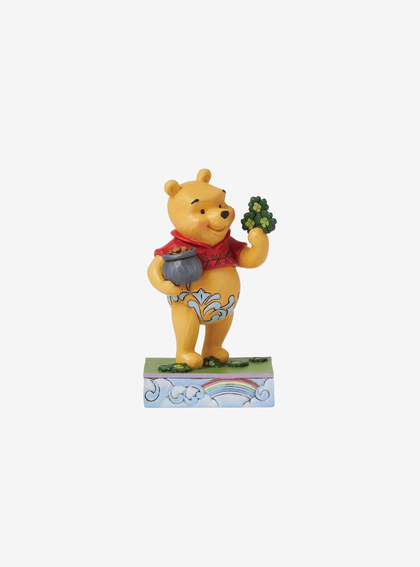 Disney Winnie The Pooh with Clovers & Pot Jim Shore Figurine, , hi-res