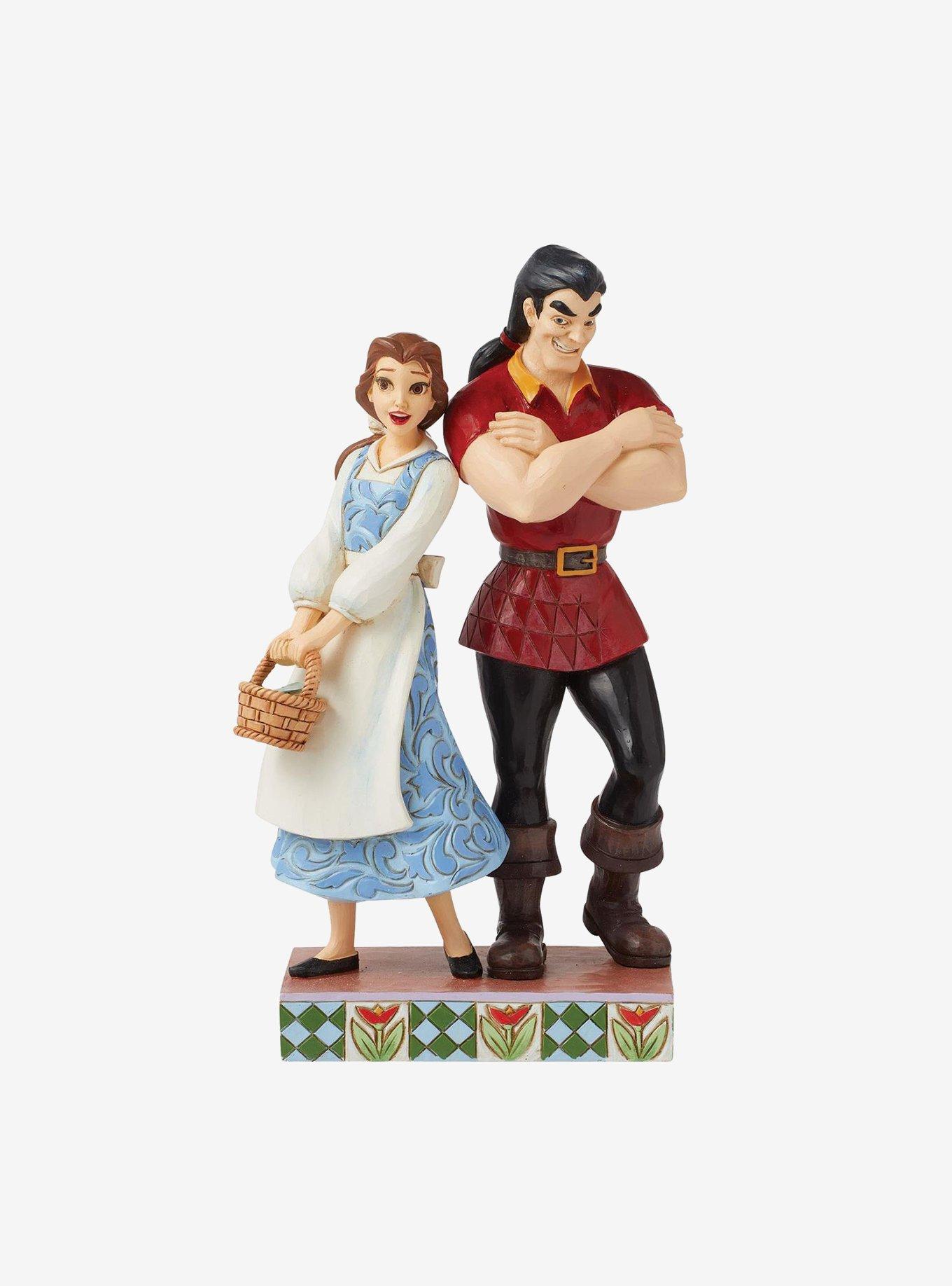 Disney Beauty and The Beast Gaston vs Belle Jim Shore Figurine, , hi-res