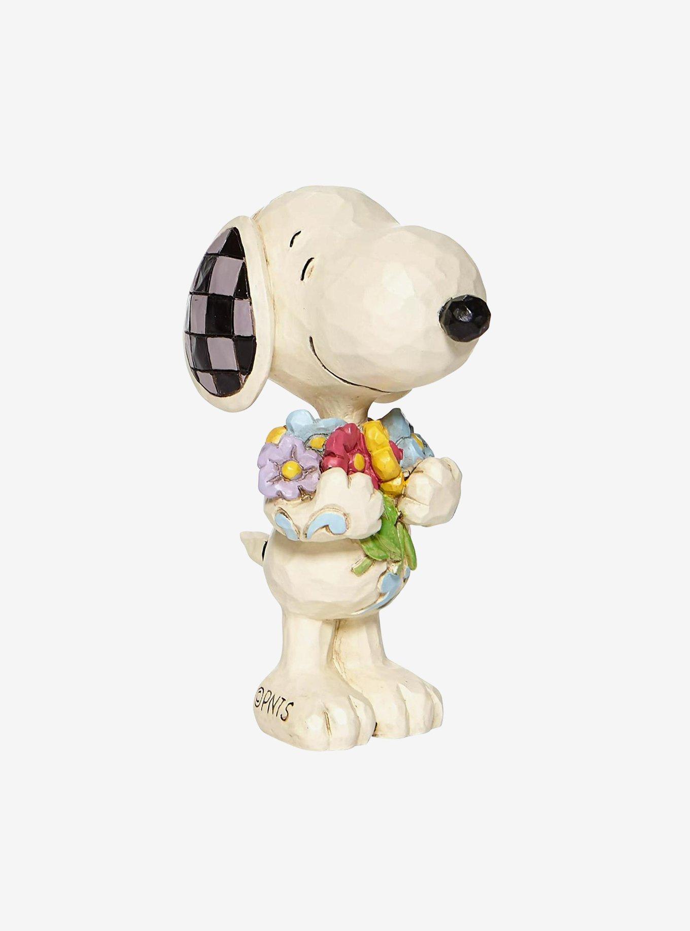 Peanuts Mini Snoopy with Flowers Jim Shore Figure, , hi-res