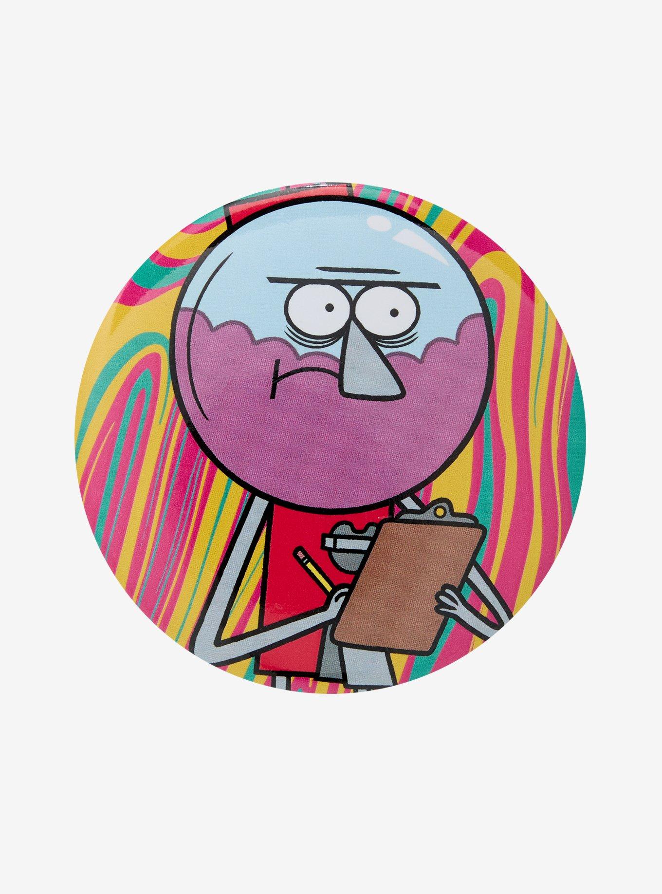 Regular Show Benson 3 Inch Button, , hi-res
