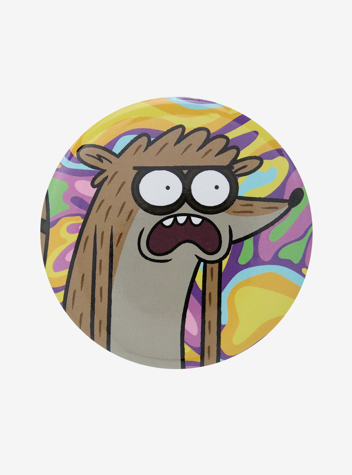 Regular Show Rigby 3 Inch Button, , hi-res