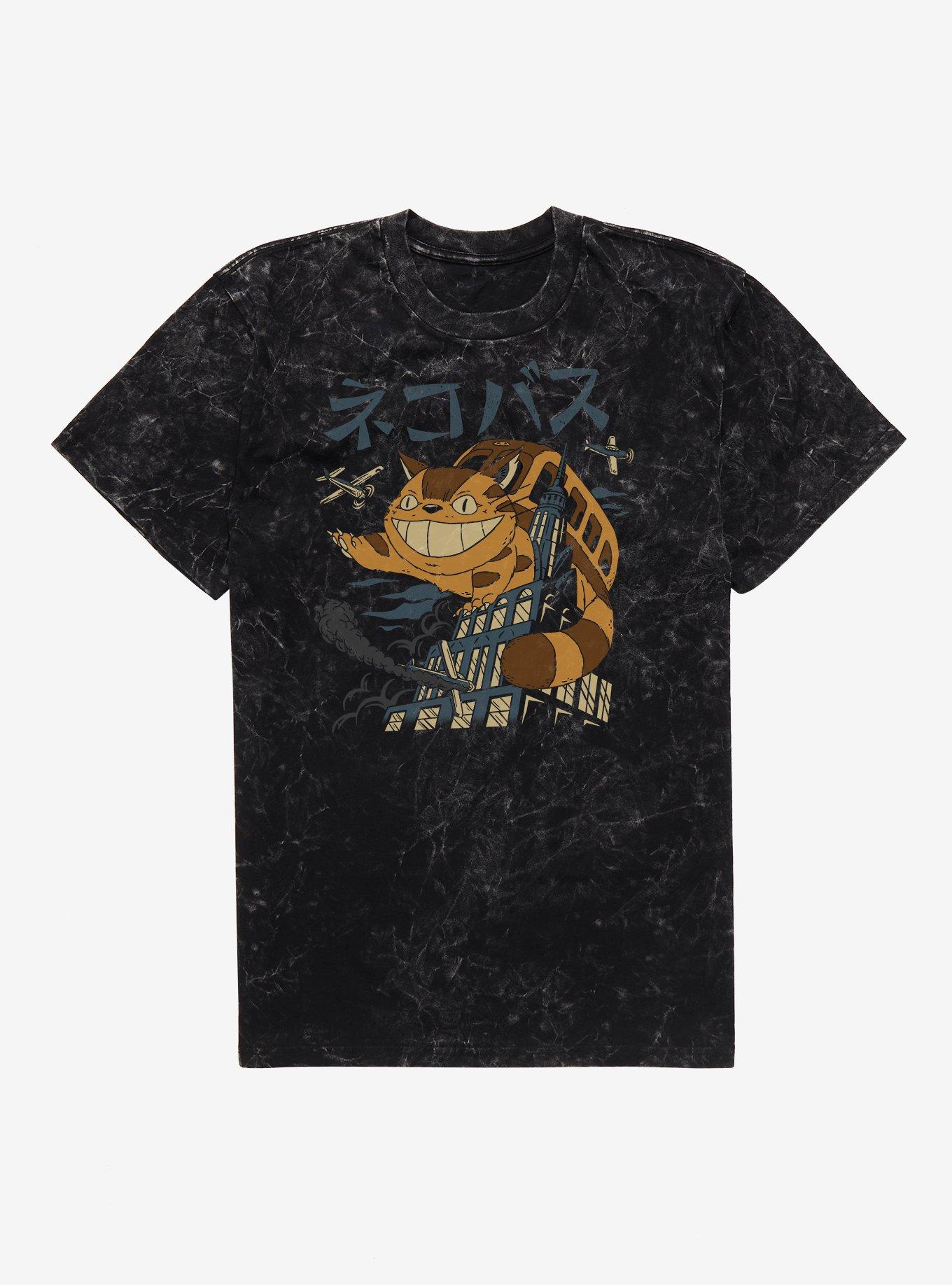 Cat Bus Kong Mineral Wash T-Shirt, , hi-res