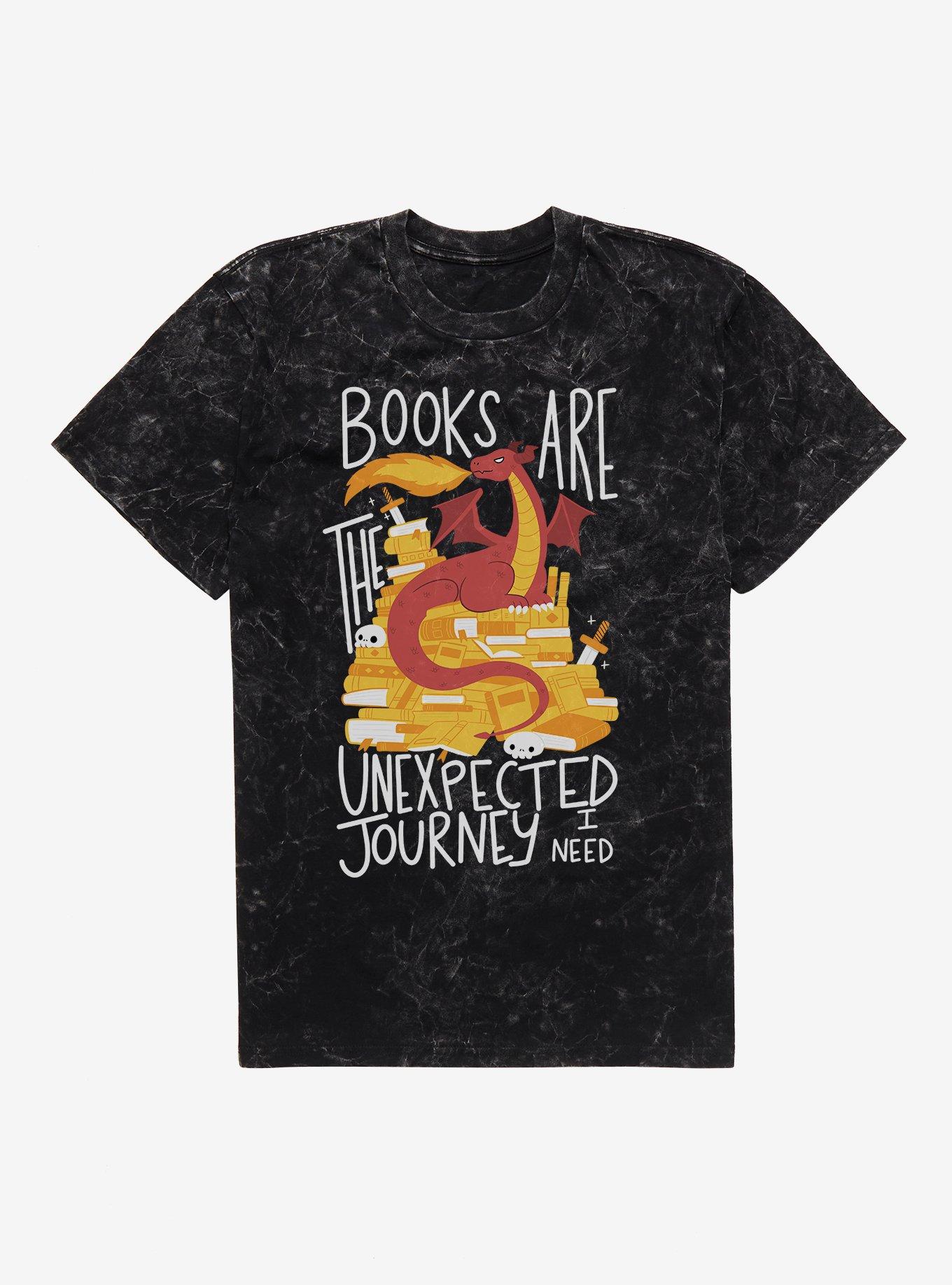 Book Dragon Mineral Wash T-Shirt, , hi-res