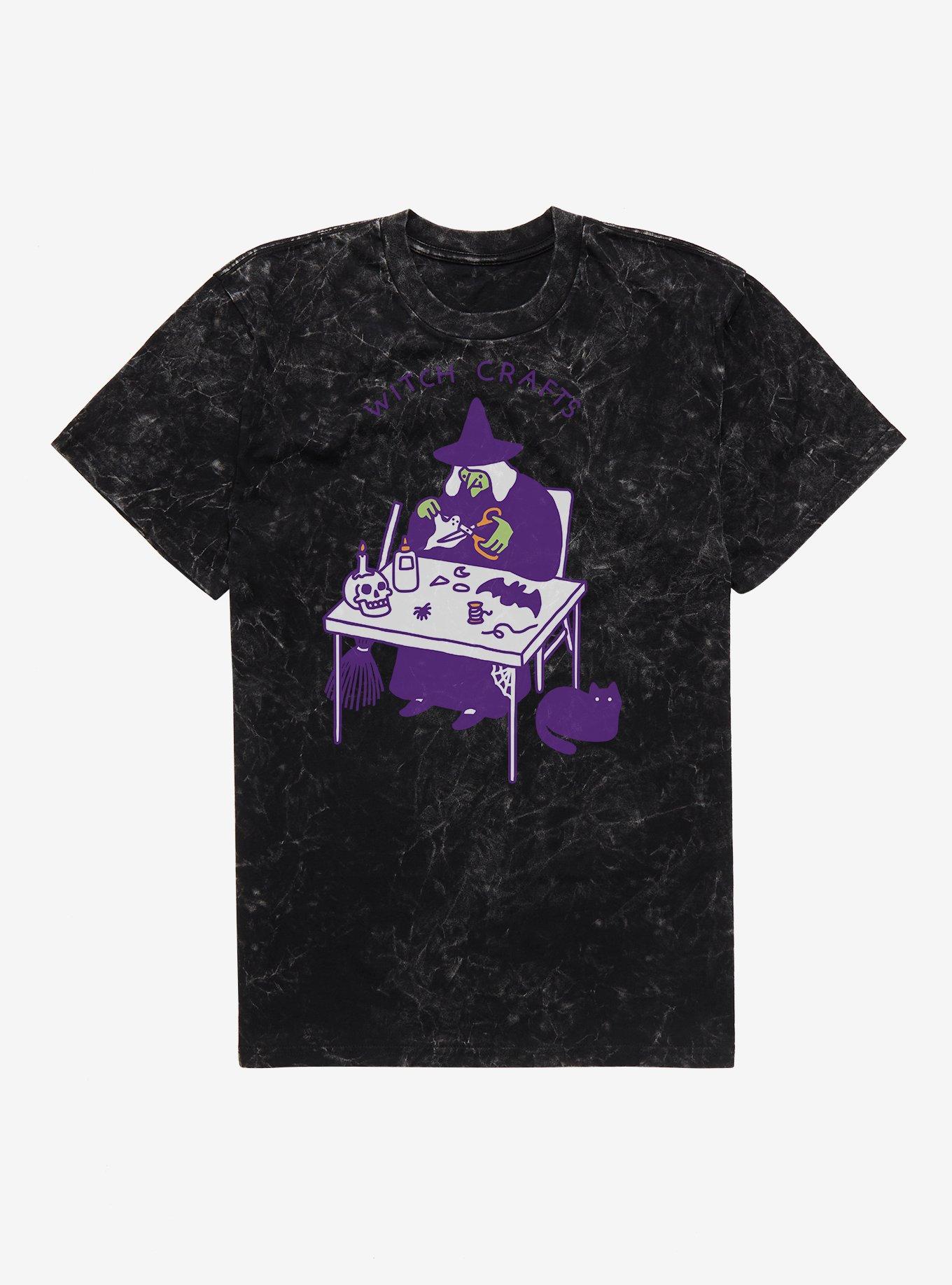 Witch Crafts Mineral Wash T-Shirt, BLACK MINERAL WASH, hi-res