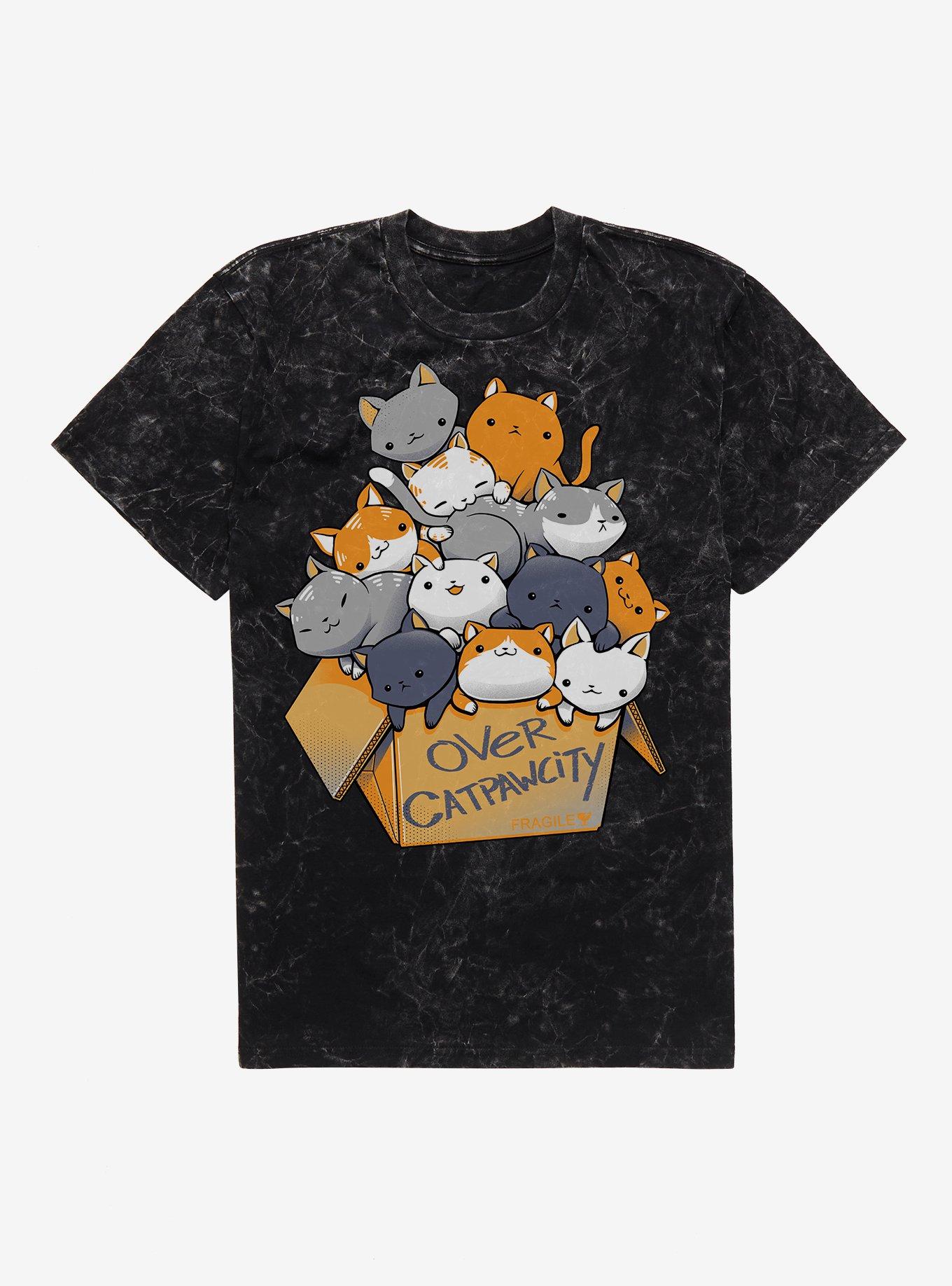 Over Catpawcity Mineral Wash T-Shirt, , hi-res