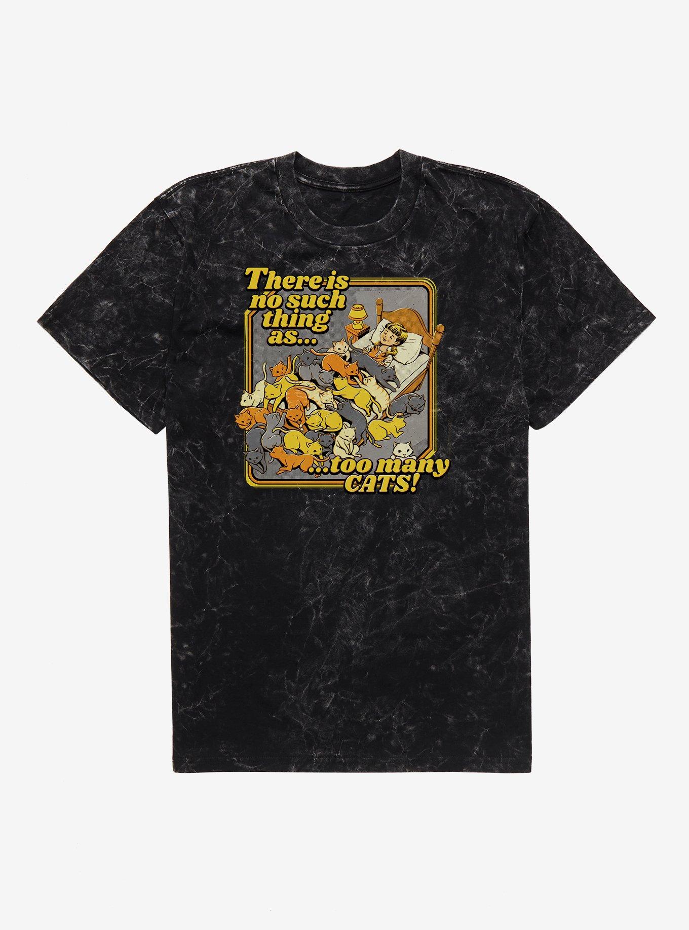 There Is No Such A Thing As Too Many Cats Mineral Wash T-Shirt, , hi-res