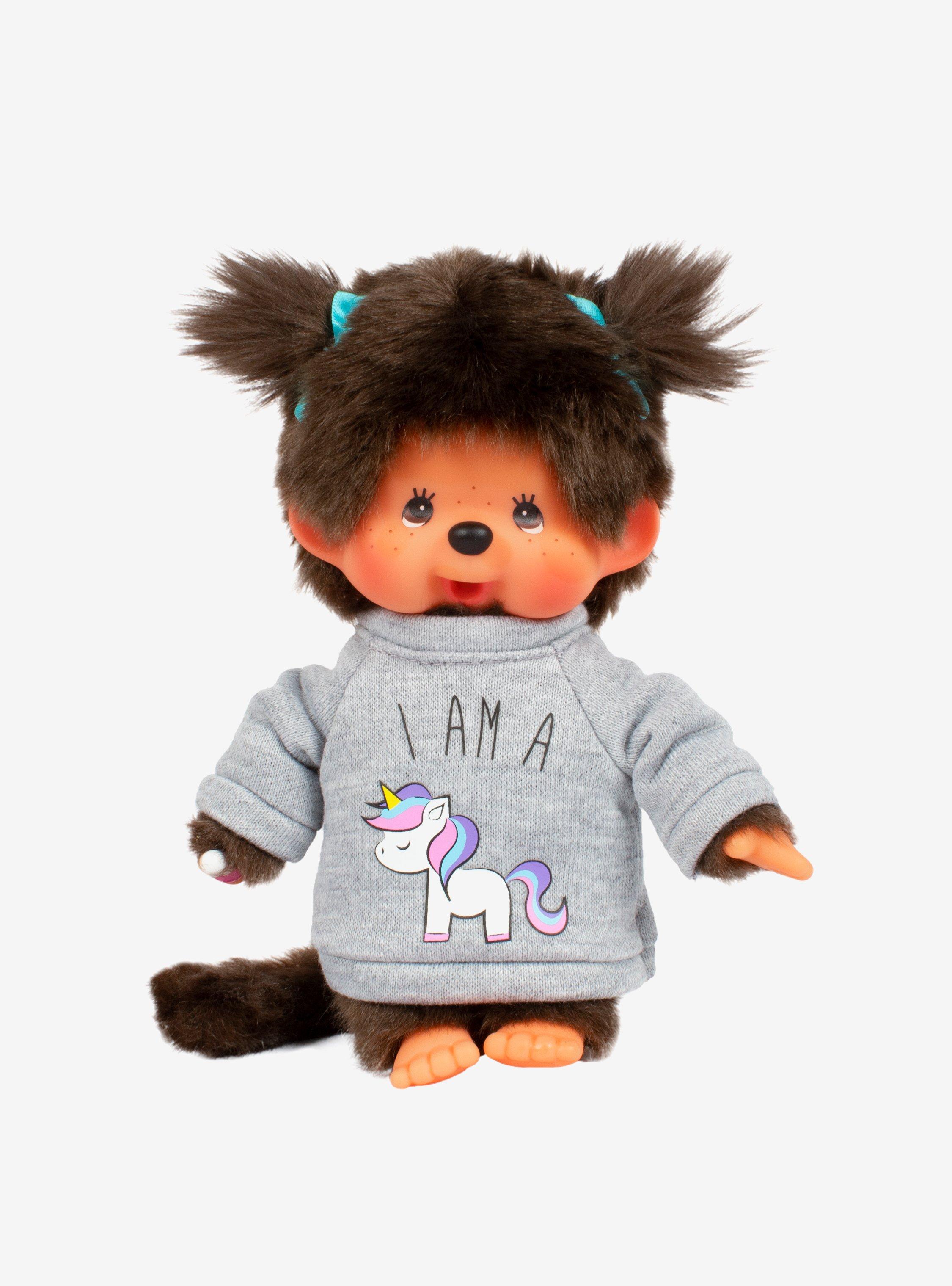 Monchhichi Girl Plush Doll, , hi-res