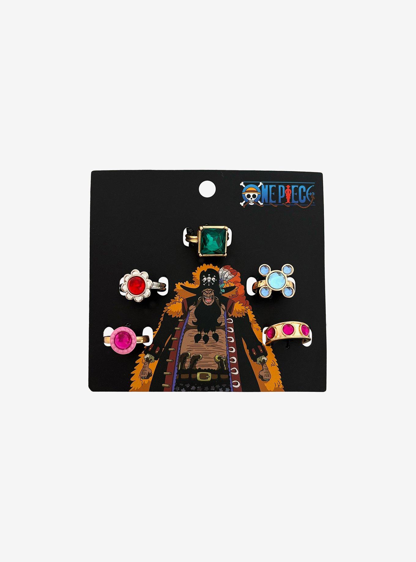 One Piece Blackbeard Gem Ring Set, , hi-res