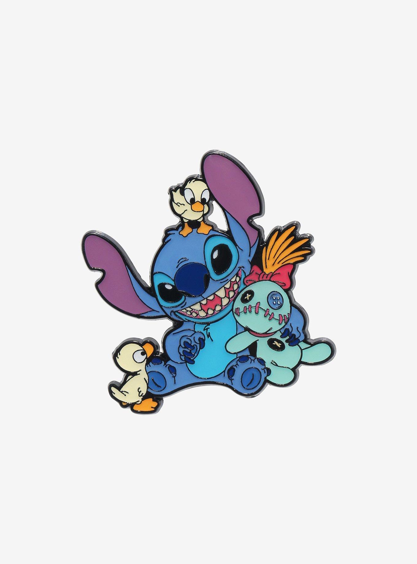 Loungefly Disney Stitch Scrump Ducklings Enamel Pin, , hi-res