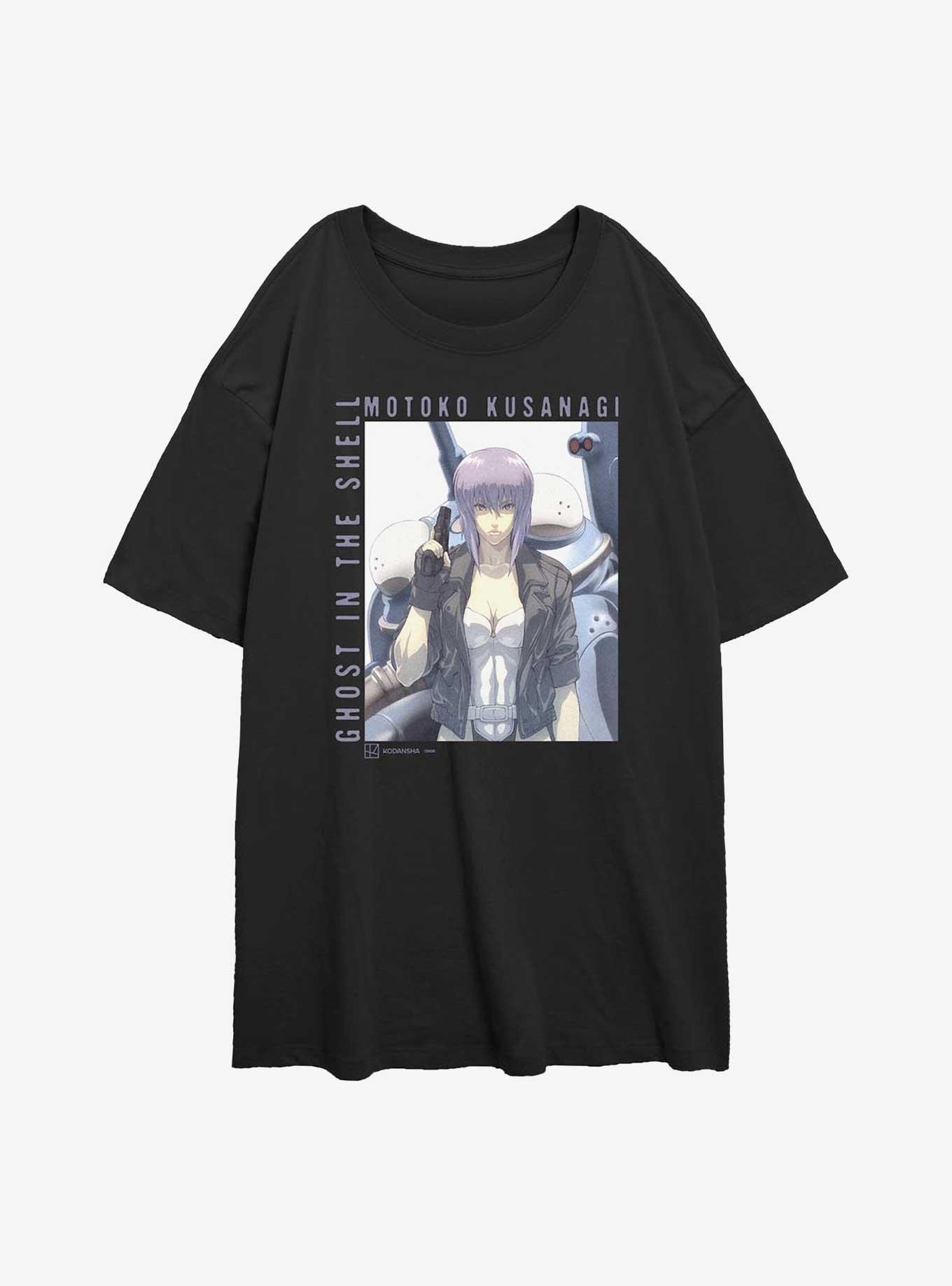 Ghost in the Shell Motoko Kusanagi Girls Oversized T-Shirt, , hi-res