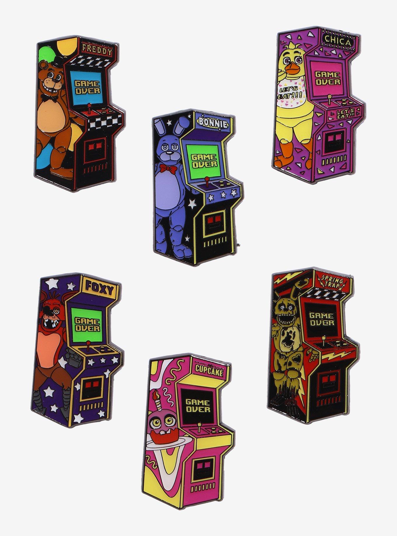 Loungefly Five Nights At Freddy's Arcade Blind Box Enamel Pin, , hi-res