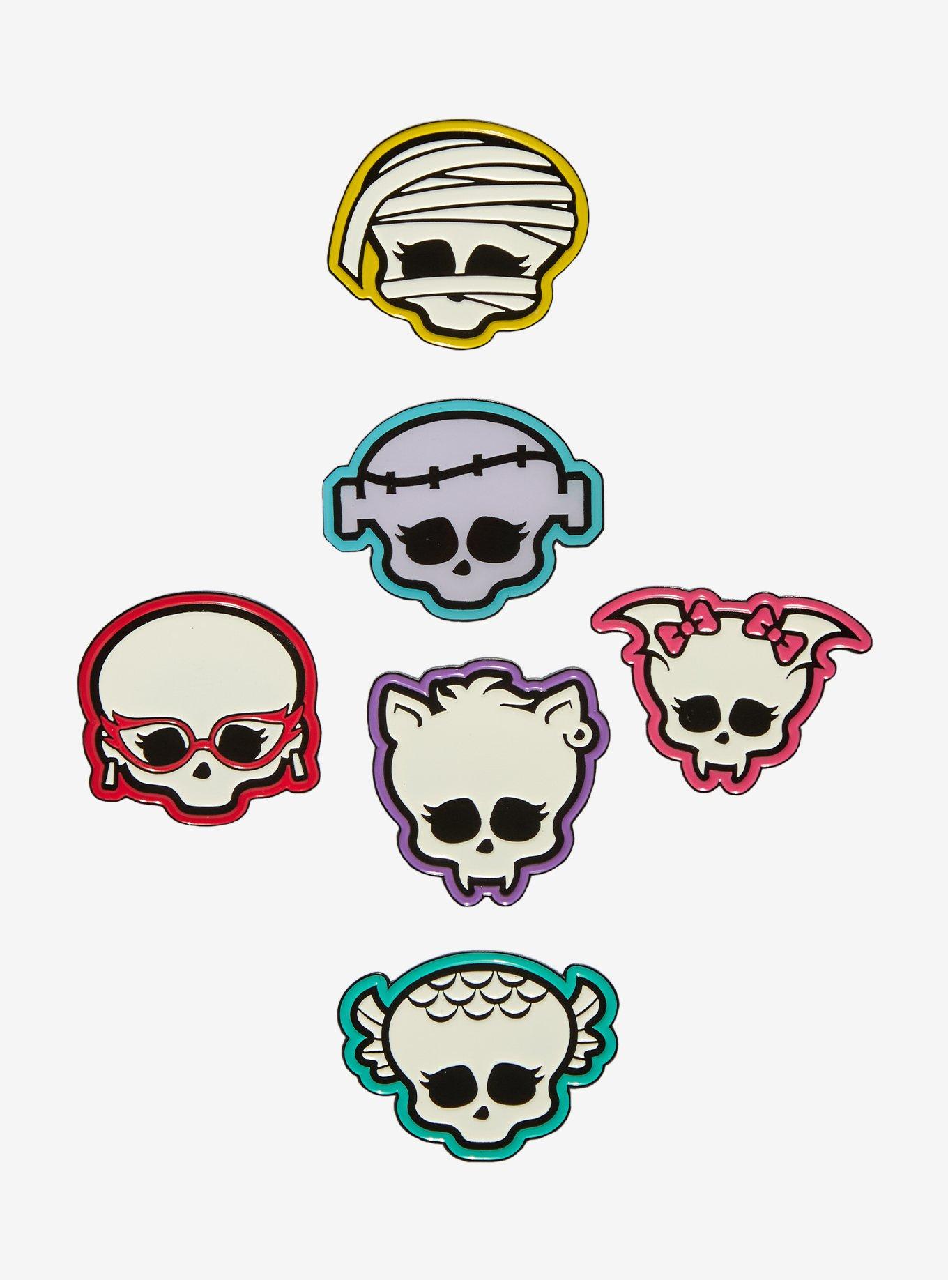 Monster High X Spooksieboo Skullette Blind Box Enamel Pin Hot Topic Exclusive, , hi-res