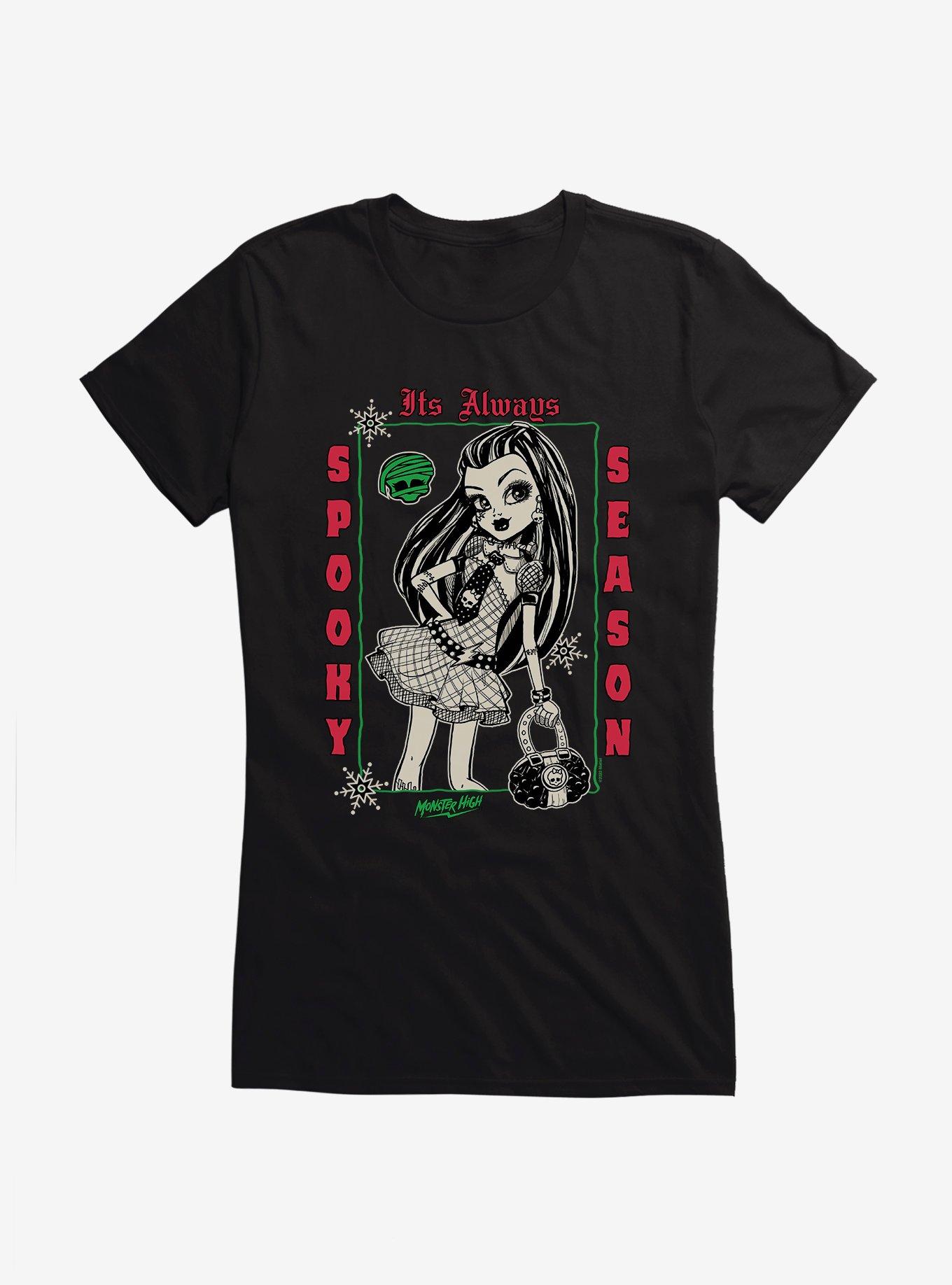 Monster High Frankie Stein It's Always Spooky Season Girls T-Shirt, , hi-res