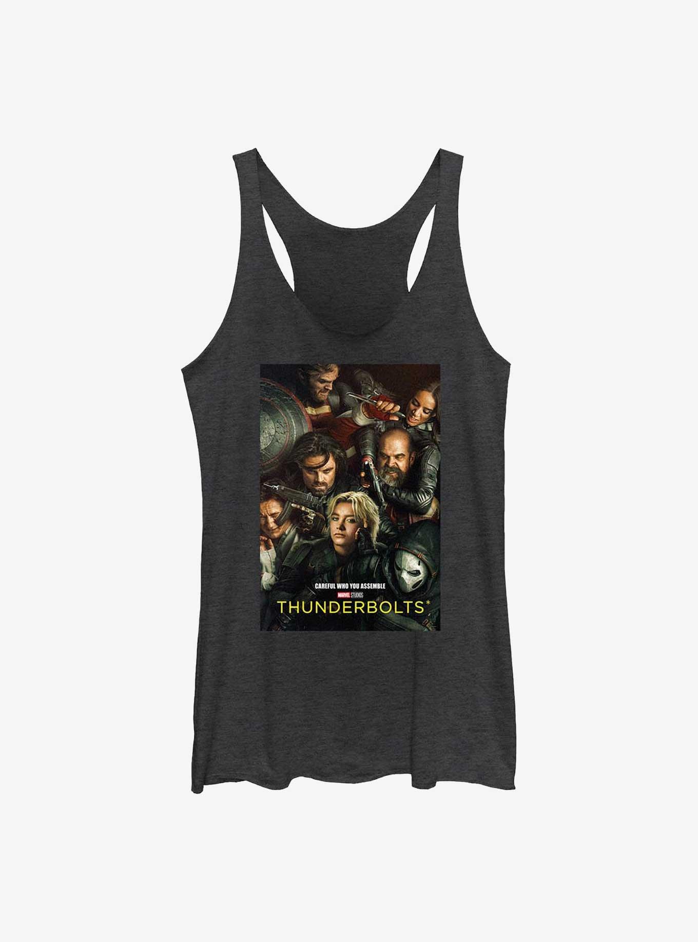 Marvel Thunderbolts* Group Poster Girls Raw Edge Tank, , hi-res