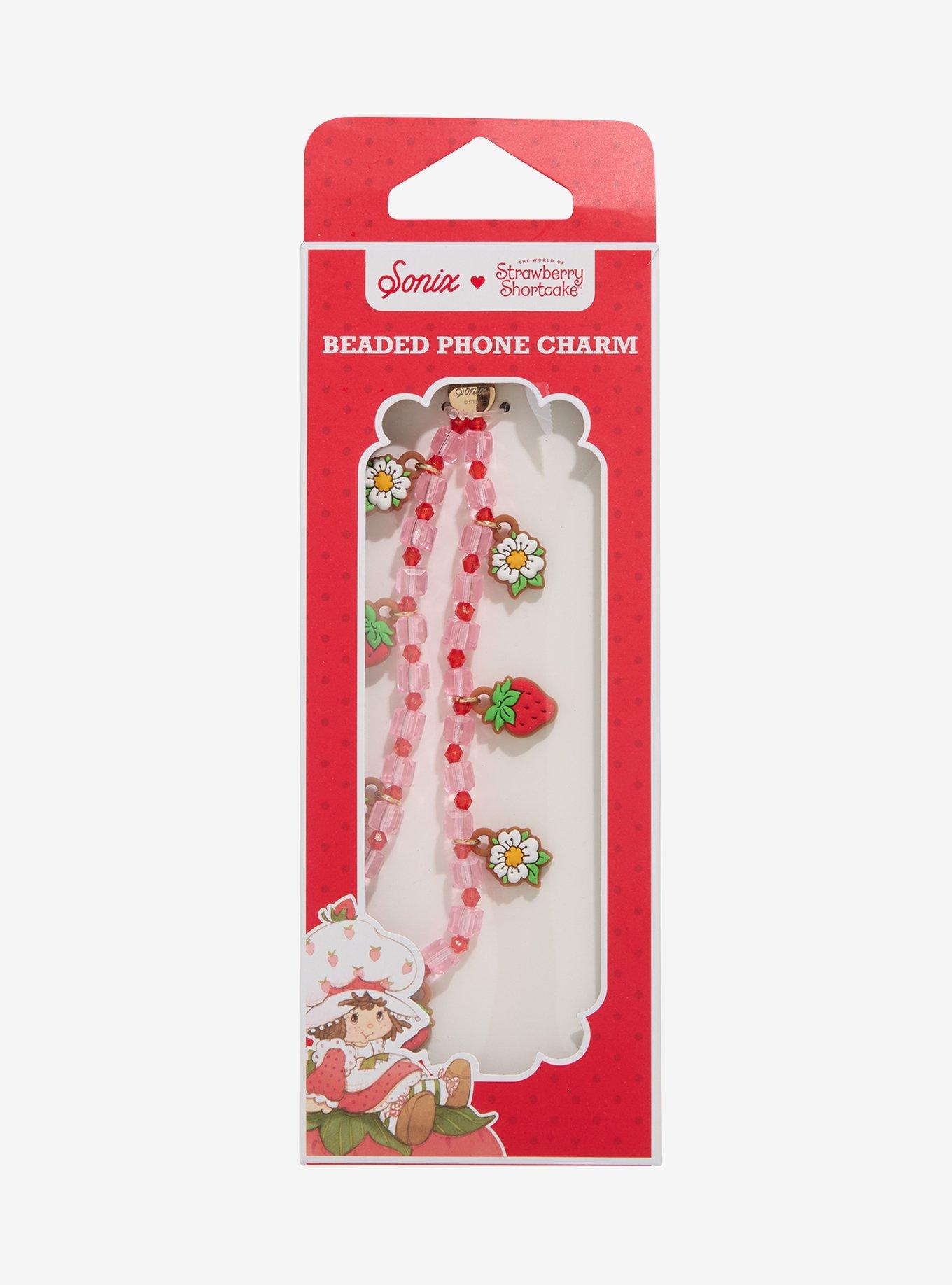 Sonix Strawberry Shortcake Beaded Phone Charm, , hi-res