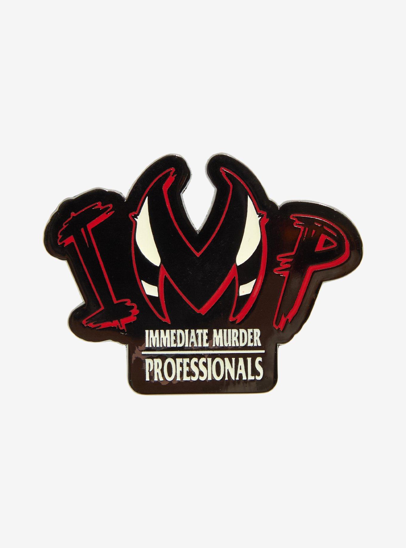 Helluva Boss I.M.P Logo Name Enamel Pin