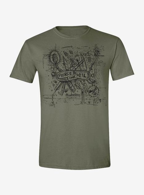 Pierce The Veil Green Misadventures T-Shirt | Hot Topic