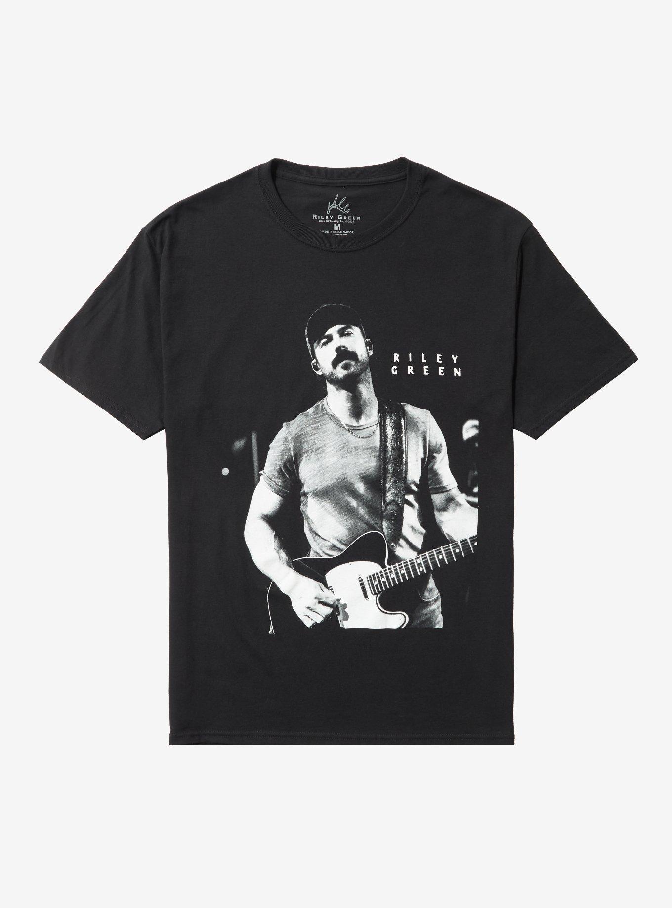 Riley Green Guitar Portrait T-Shirt, , hi-res