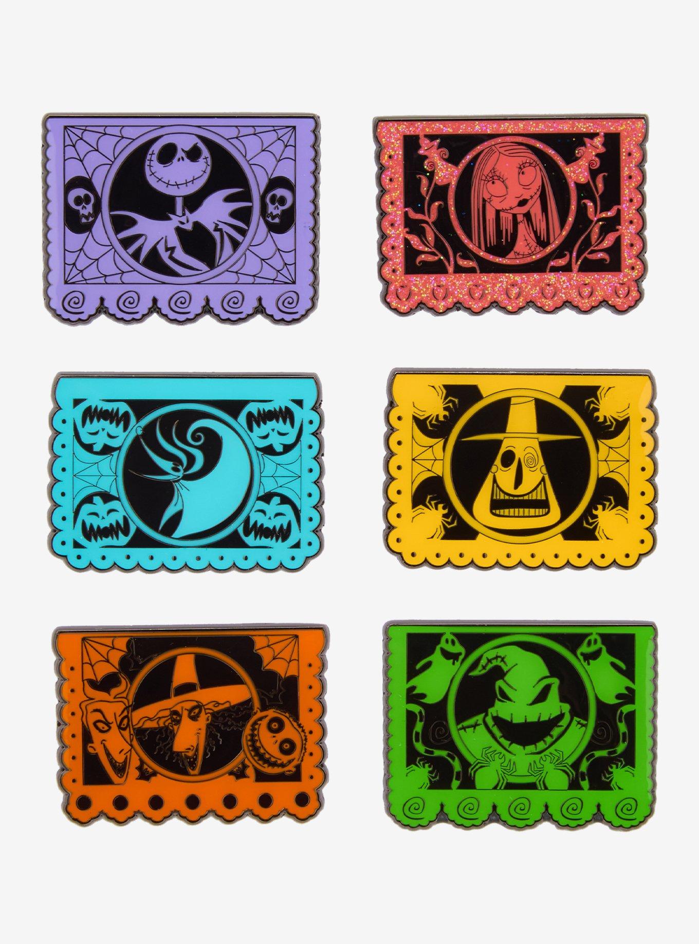 Loungefly The Nightmare Before Christmas Character Papel Picado Blind Box Enamel Pin, , hi-res