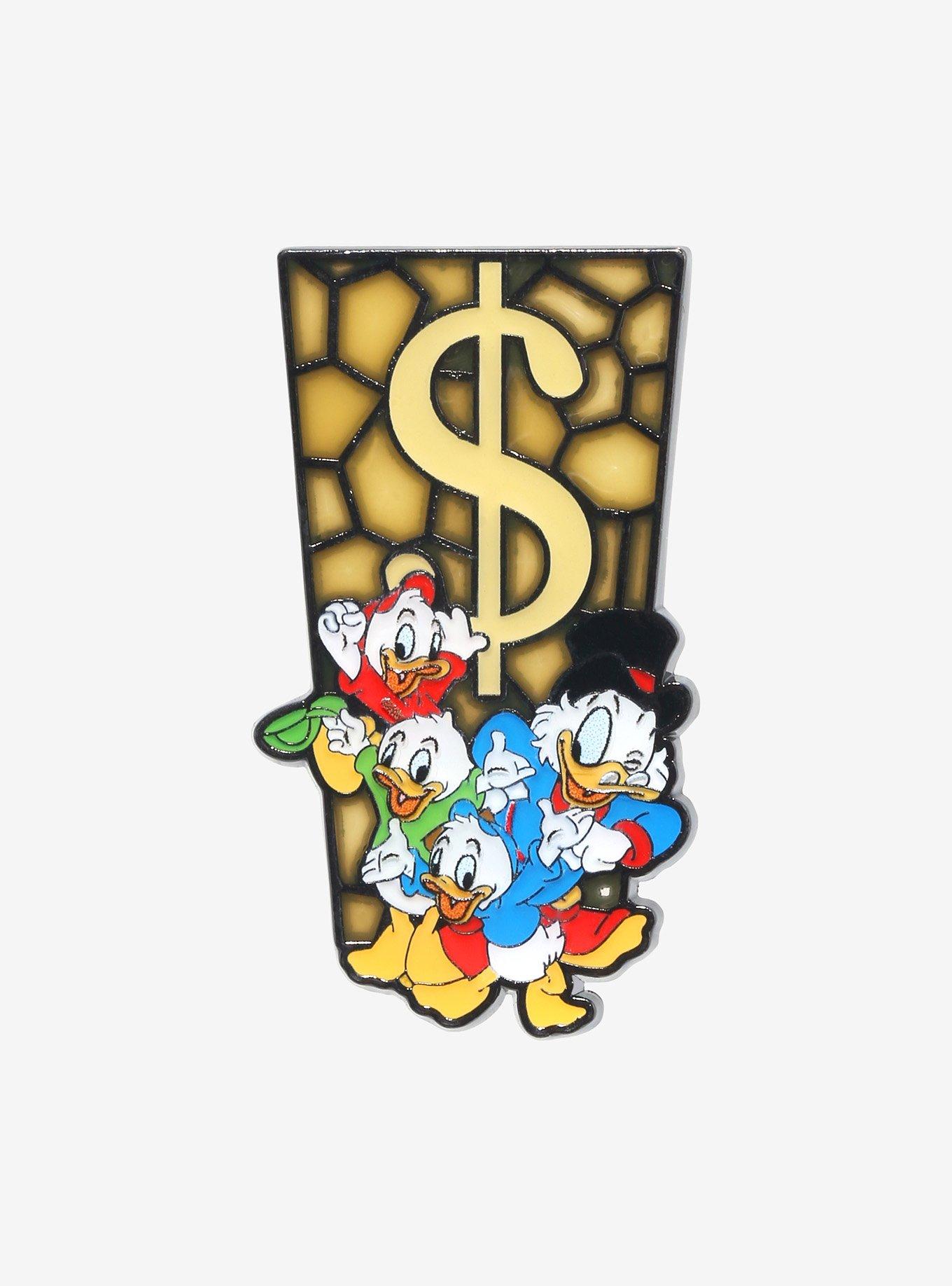 Loungefly Disney DuckTales Dollar Sign Enamel Pin, , hi-res