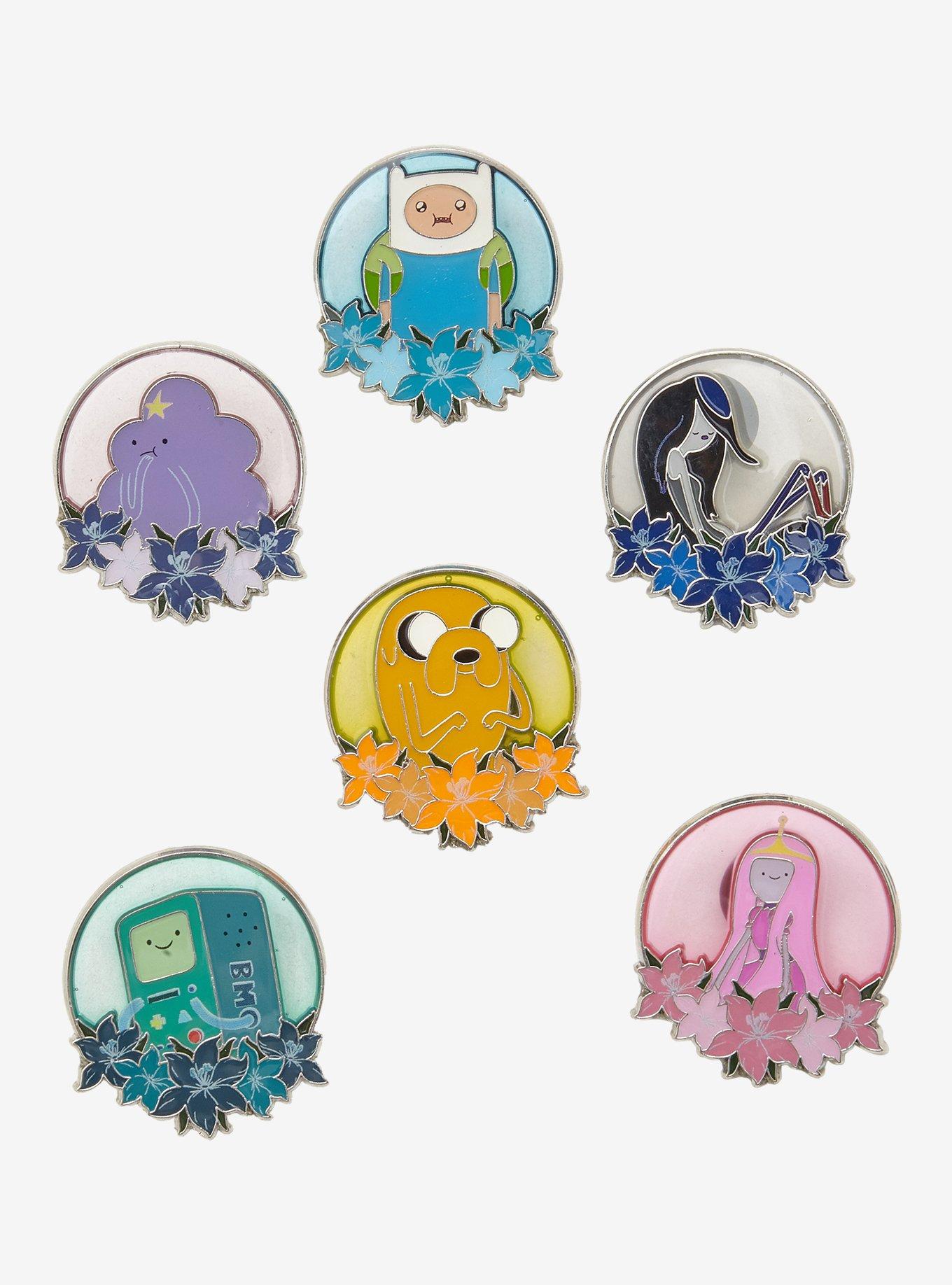 Adventure Time Character Floral Blind Box Enamel Pin Hot Topic Exclusive, , hi-res