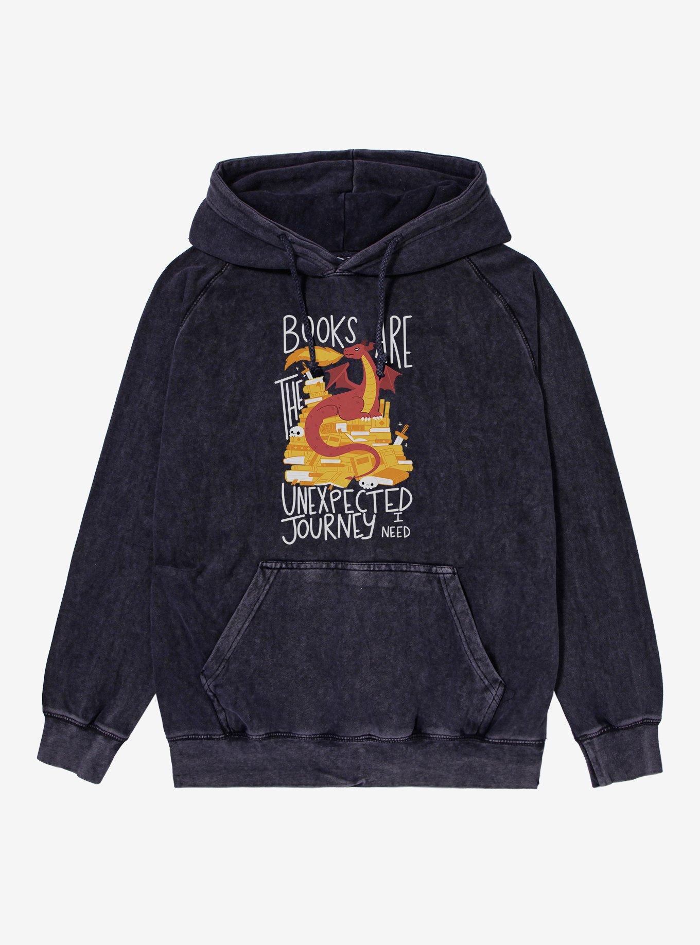 Book Dragon Mineral Wash Hoodie, , hi-res