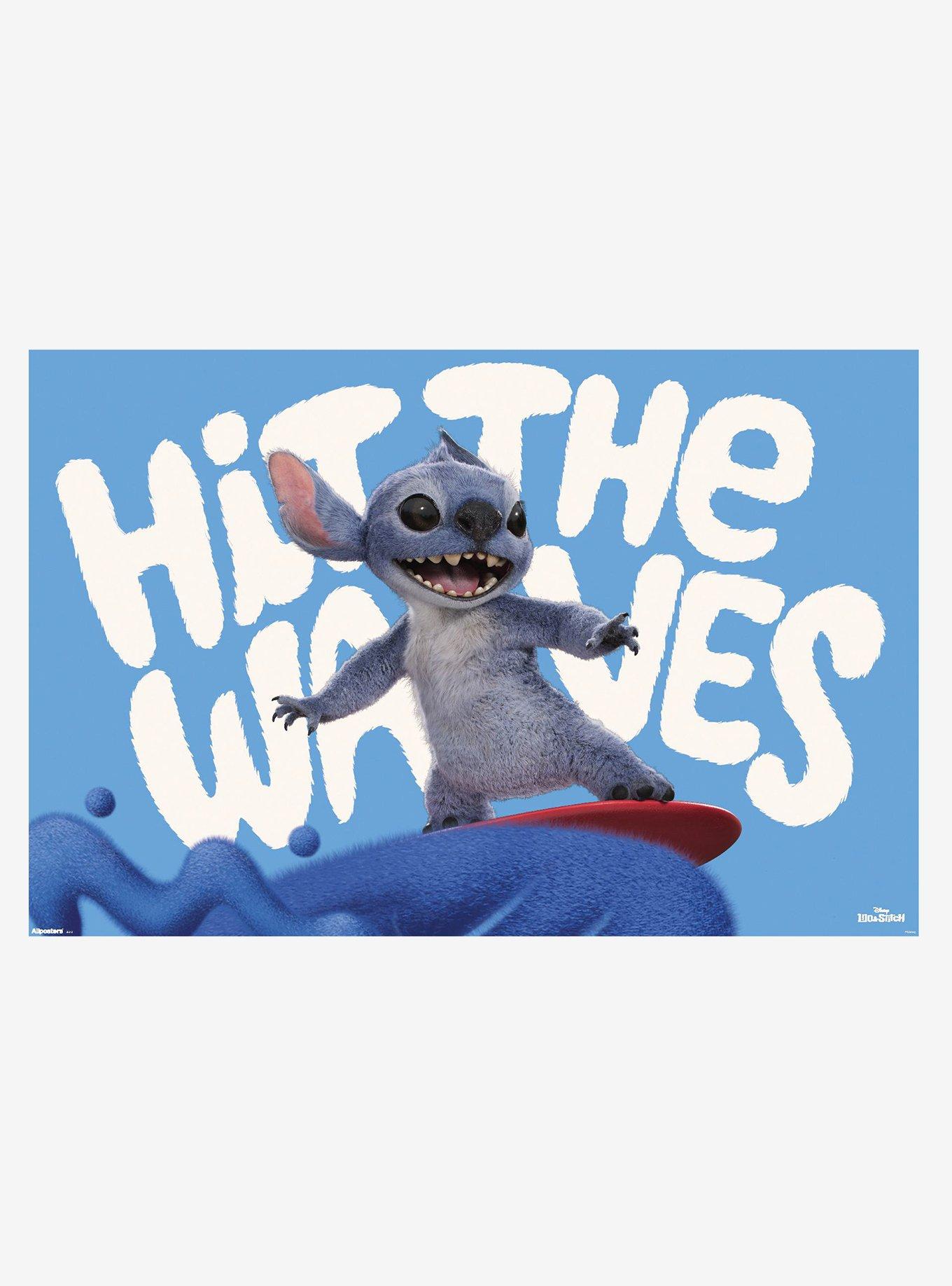 Disney Lilo & Stitch Hit The Waves Poster, , hi-res