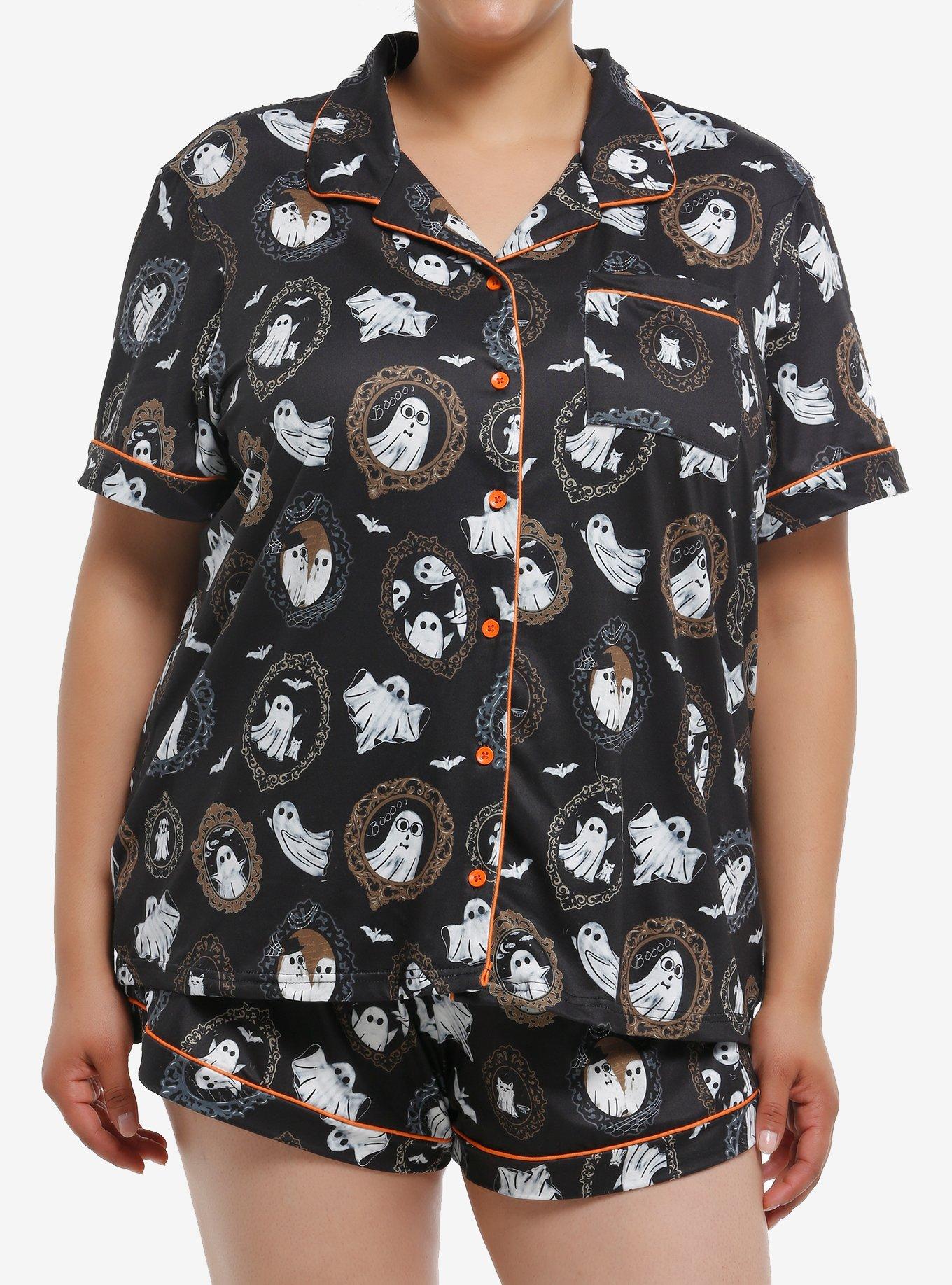 Cosmic Aura Ghost Portraits Girls Lounge Set Plus Size, , hi-res