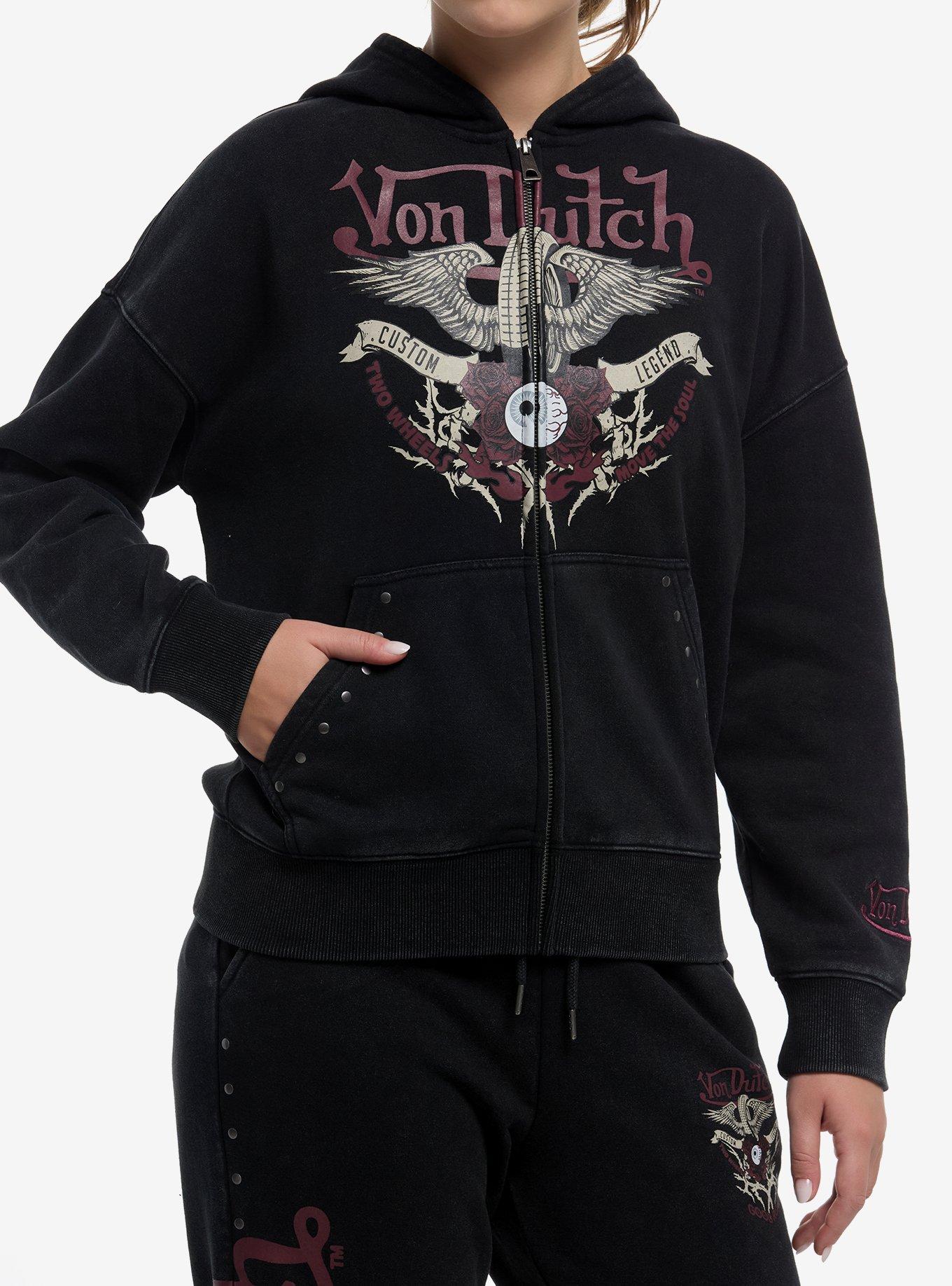 Von Dutch Eye Logo Girls Hoodie, , hi-res