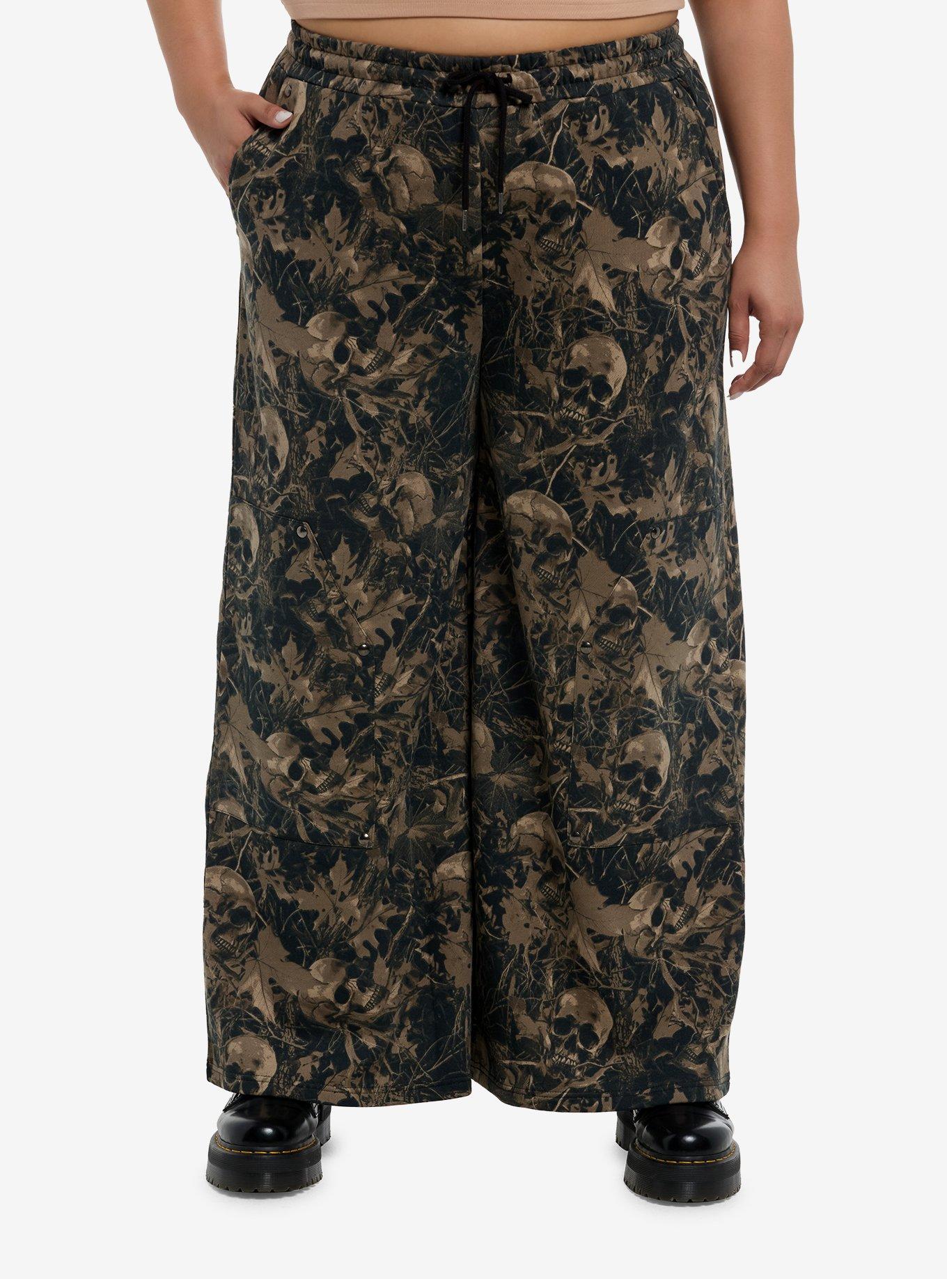 Skull Tree Camo Girls Carpenter Lounge Pants Plus Size, , hi-res
