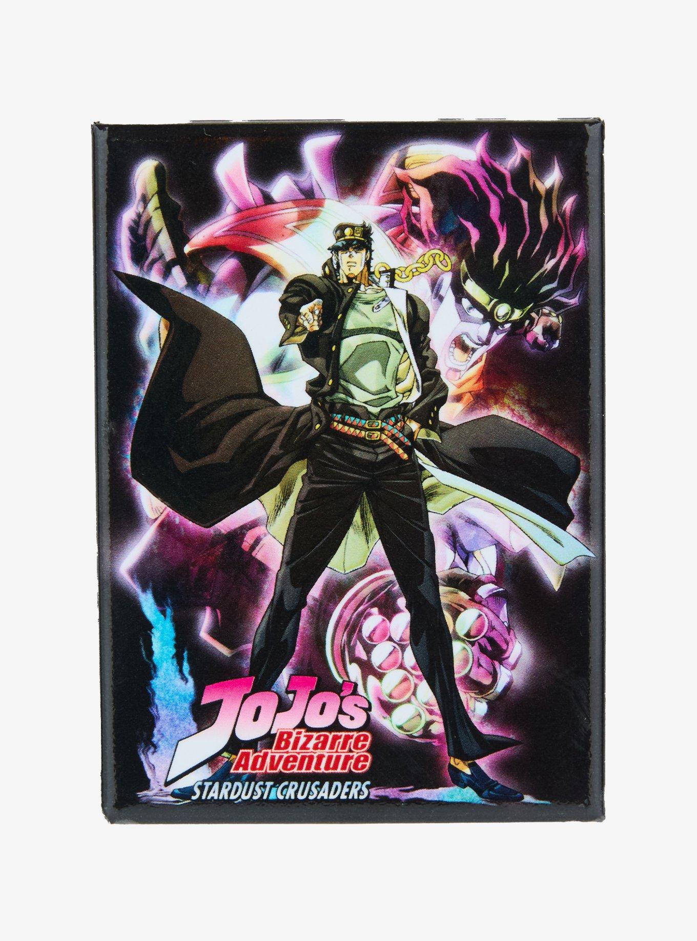 Jojo's Bizarre Adventure: Stardust Crusaders Jotaro & Star Platinum Flat Magnet, , hi-res