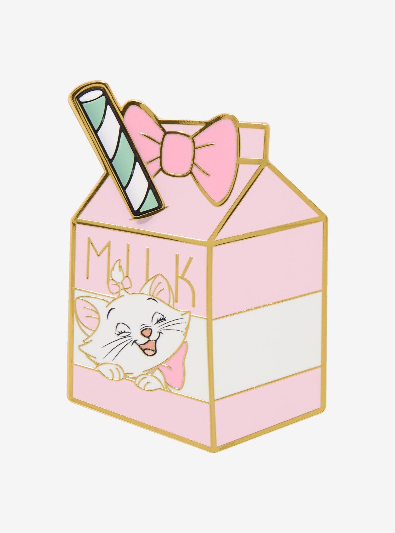 Loungefly Disney The Aristocats Marie Milk Carton Limited Edition Enamel Pin — BoxLunch Exclusive , , hi-res