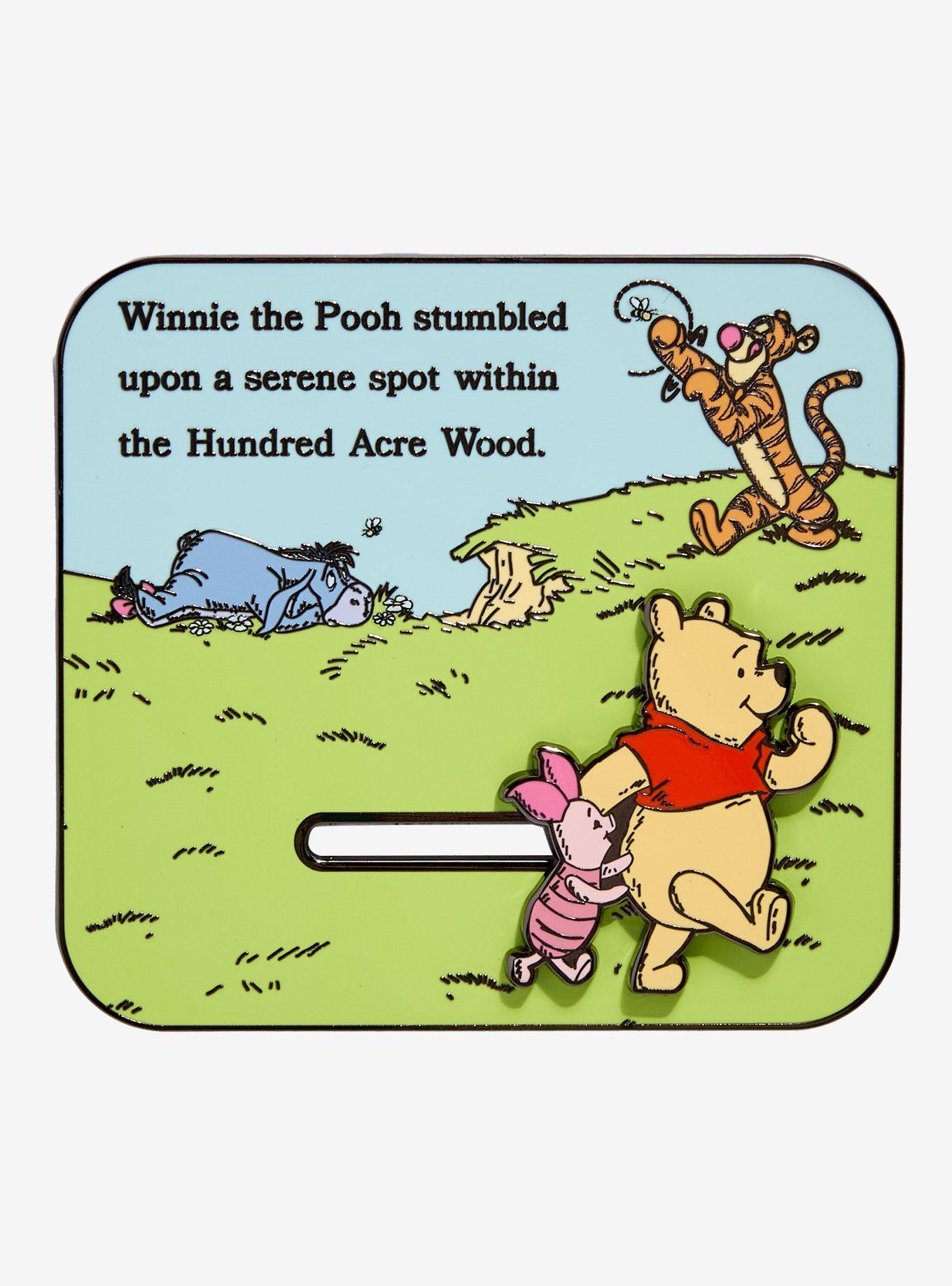 Loungefly Disney Winnie the Pooh Scene Limited Edition Sliding Enamel Pin - BoxLunch Exclusive, , hi-res