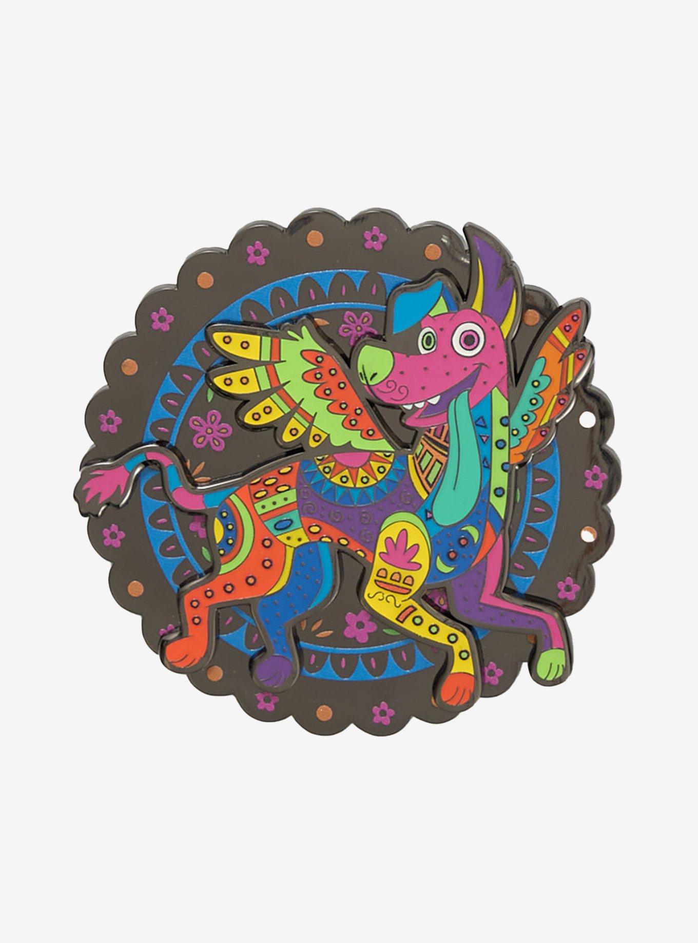Disney Pixar Coco Dante Layered Glow-in-the-Dark Limited Edition Enamel Pin — BoxLunch Exclusive, , hi-res