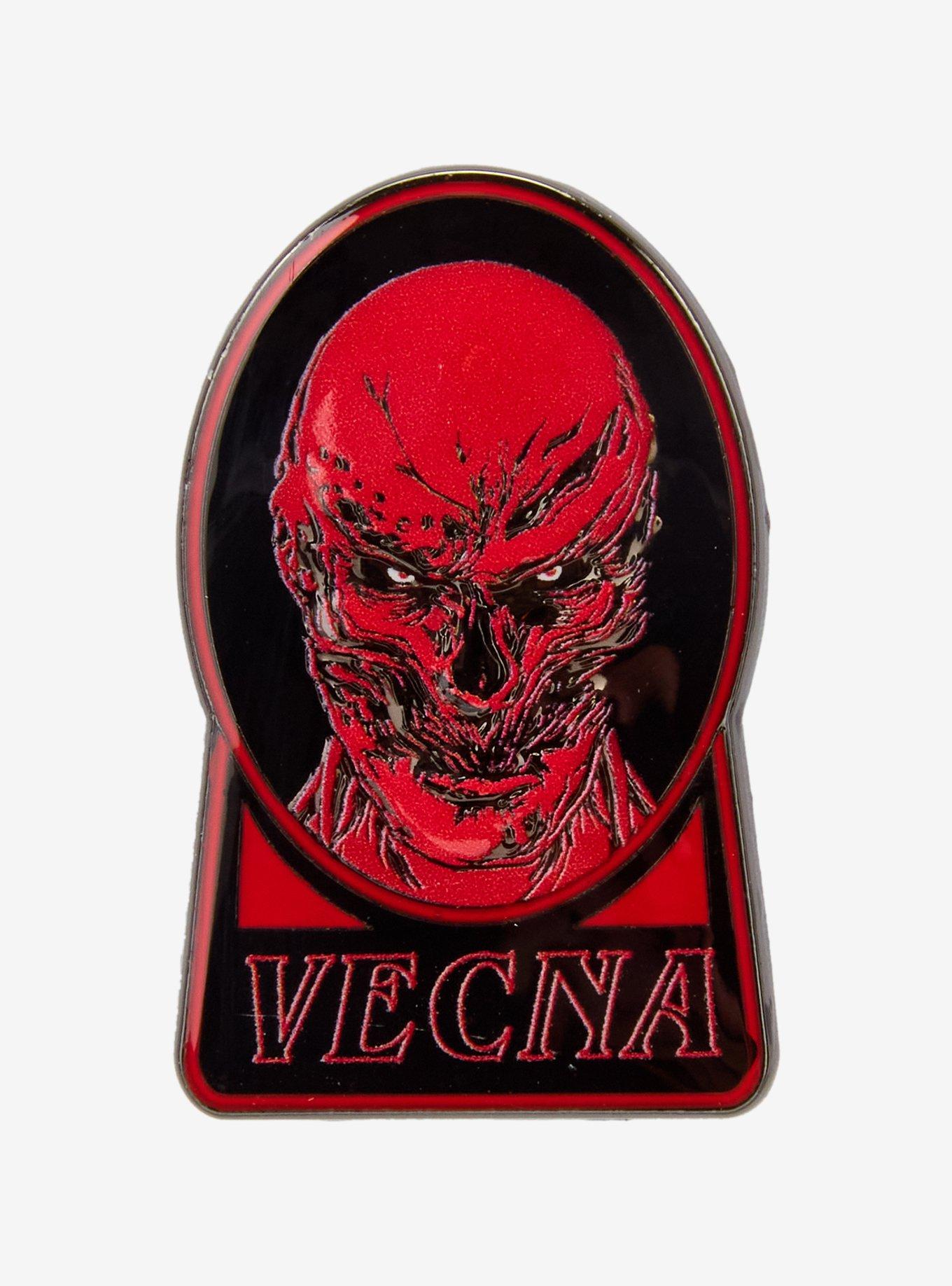 Stranger Things Vecna Tonal Portrait Enamel Pin - BoxLunch Exclusive, , hi-res