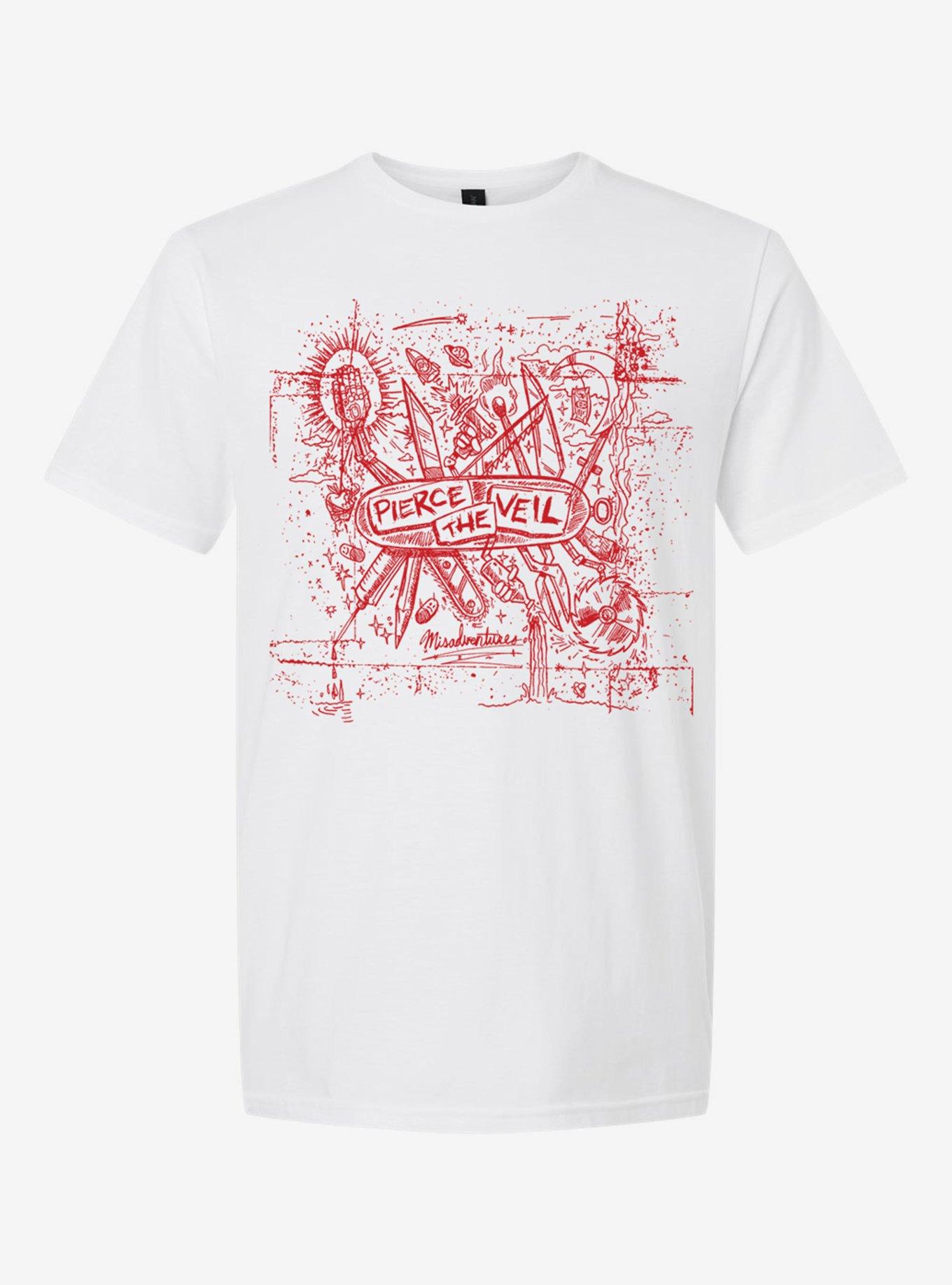 Pierce The Veil Misadventures Album Cover T-Shirt, , hi-res