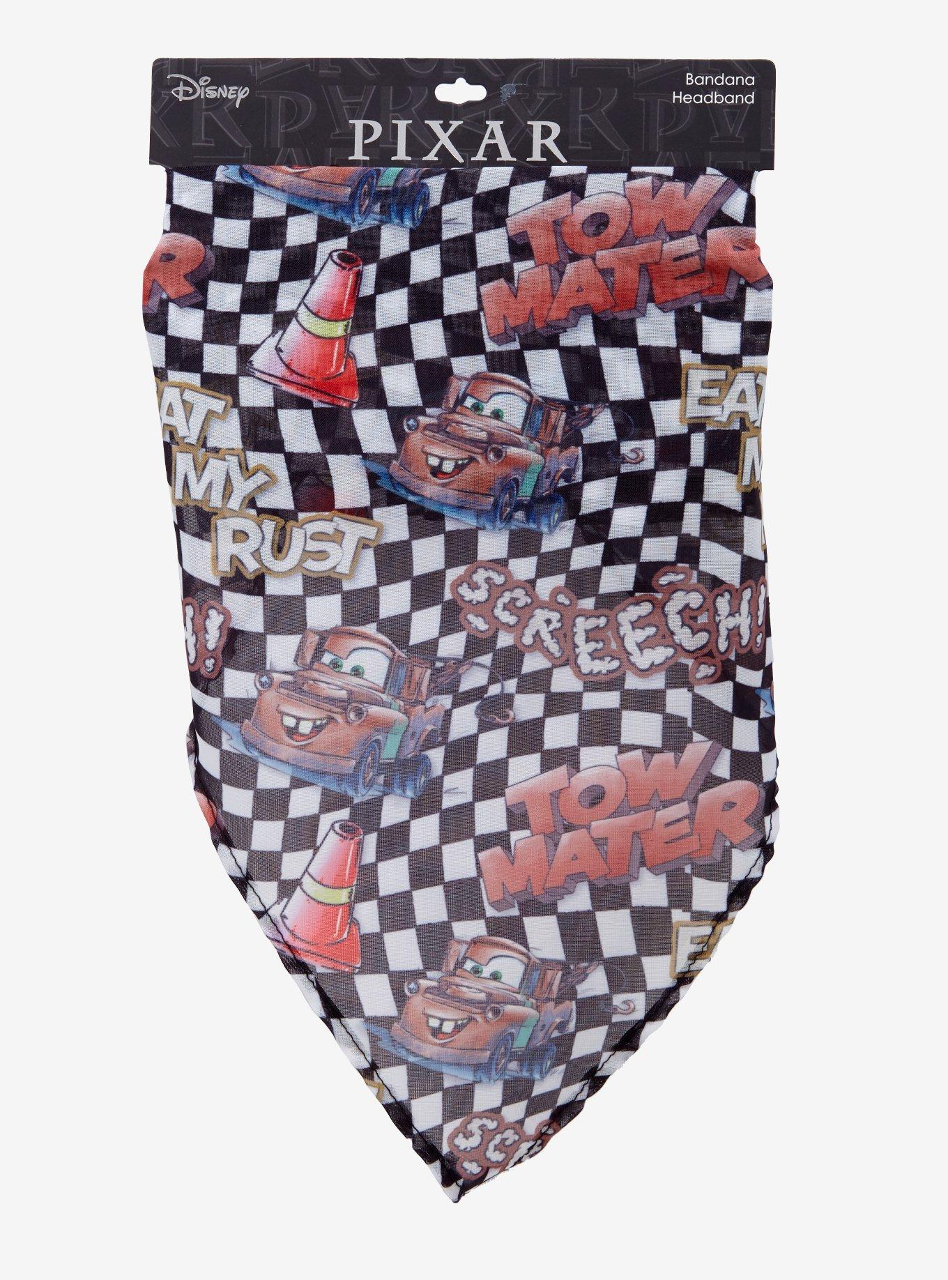 Disney Pixar Cars Tow Mater Checkered Bandana Headband — BoxLunch Exclusive, , hi-res