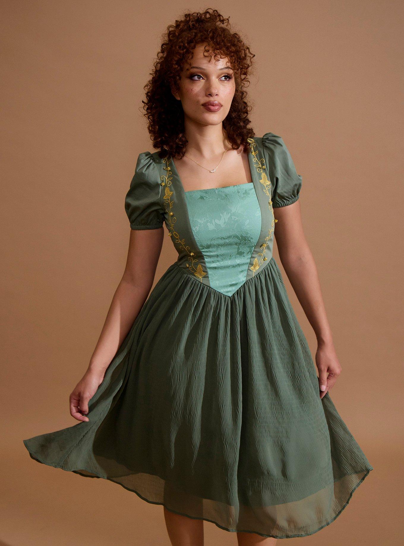 Her Universe The Lord Of The Rings Filigree Puff Sleeve Dress Her Universe Exclusive, , hi-res