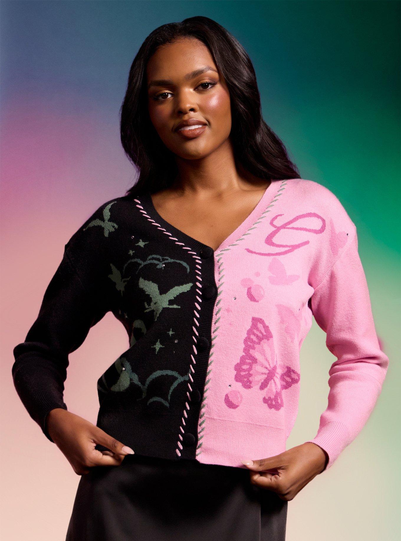 Her Universe Wicked Elphaba & Glinda Split Icon Cardigan Her
